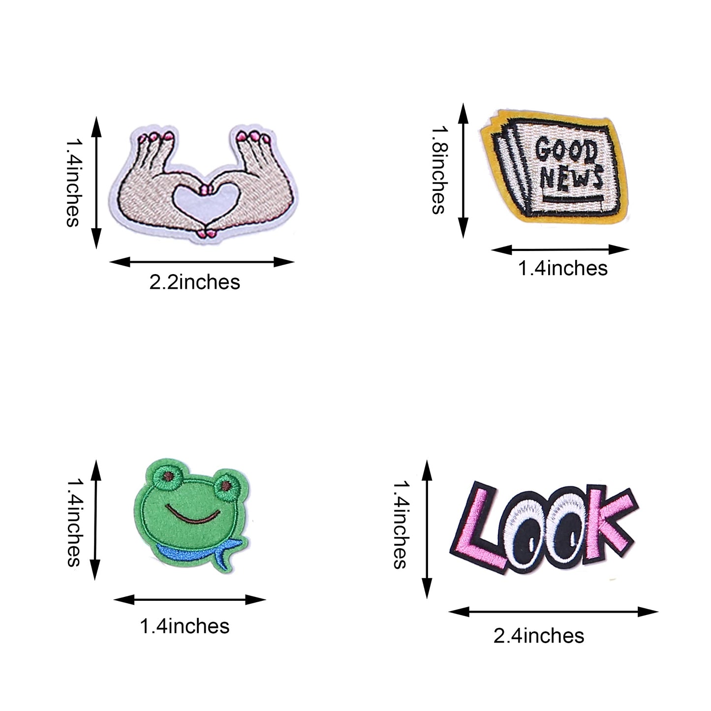 32Pcs Christmas Iron on Patches, Christmas sew on Patches for Clothing, Hats, Backpacks, Jackets, and Bags BST326H