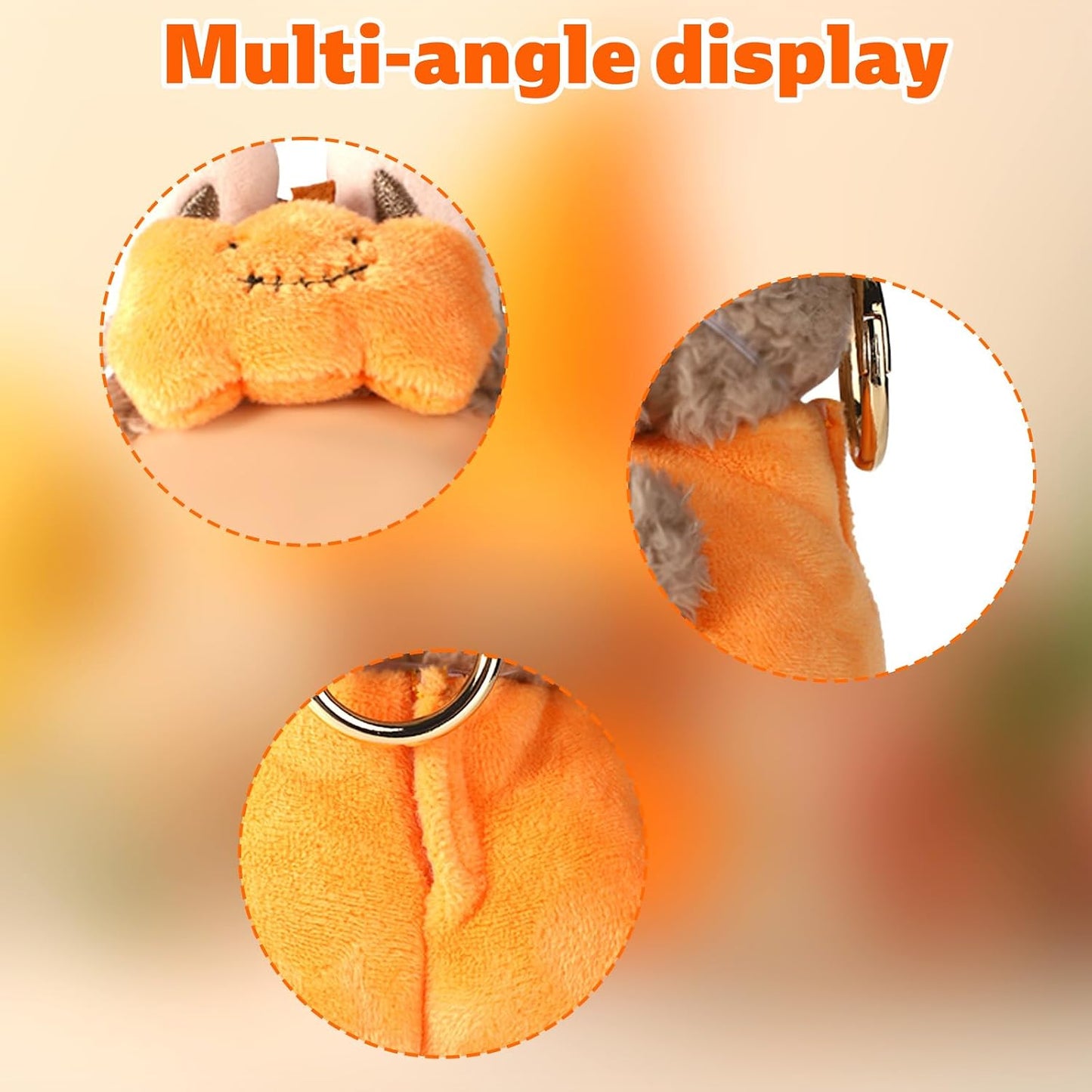 Halloween Outfits, Cute Pumpkin Jumpsuit with Orange Headdress Funny Outfits for Dressing & Displaying WN420