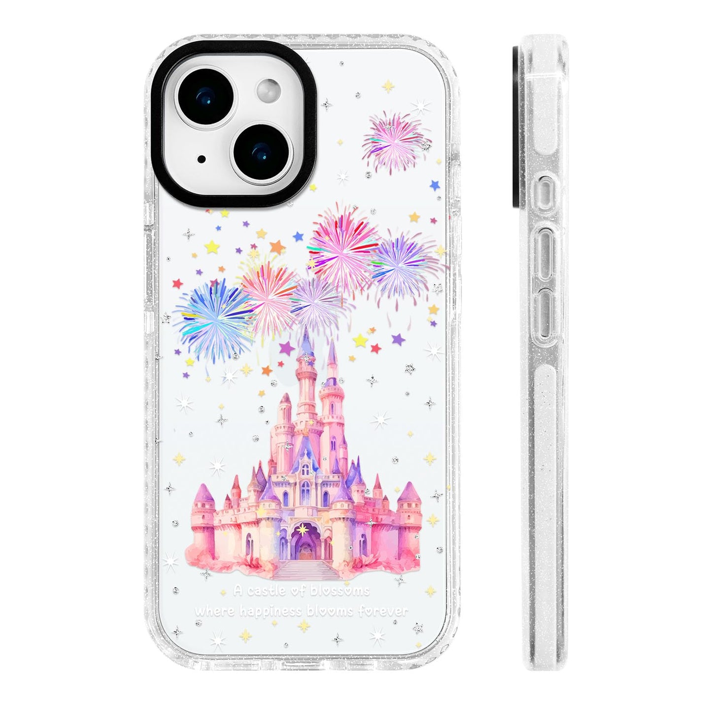 for iPhone 16 Pro Case [Military-Grade Drop Protection/Stylish Soft TPU Protective/Camera Protection/for Women & Girls] - Beach Party Collage Pattern with Mermaid WN420