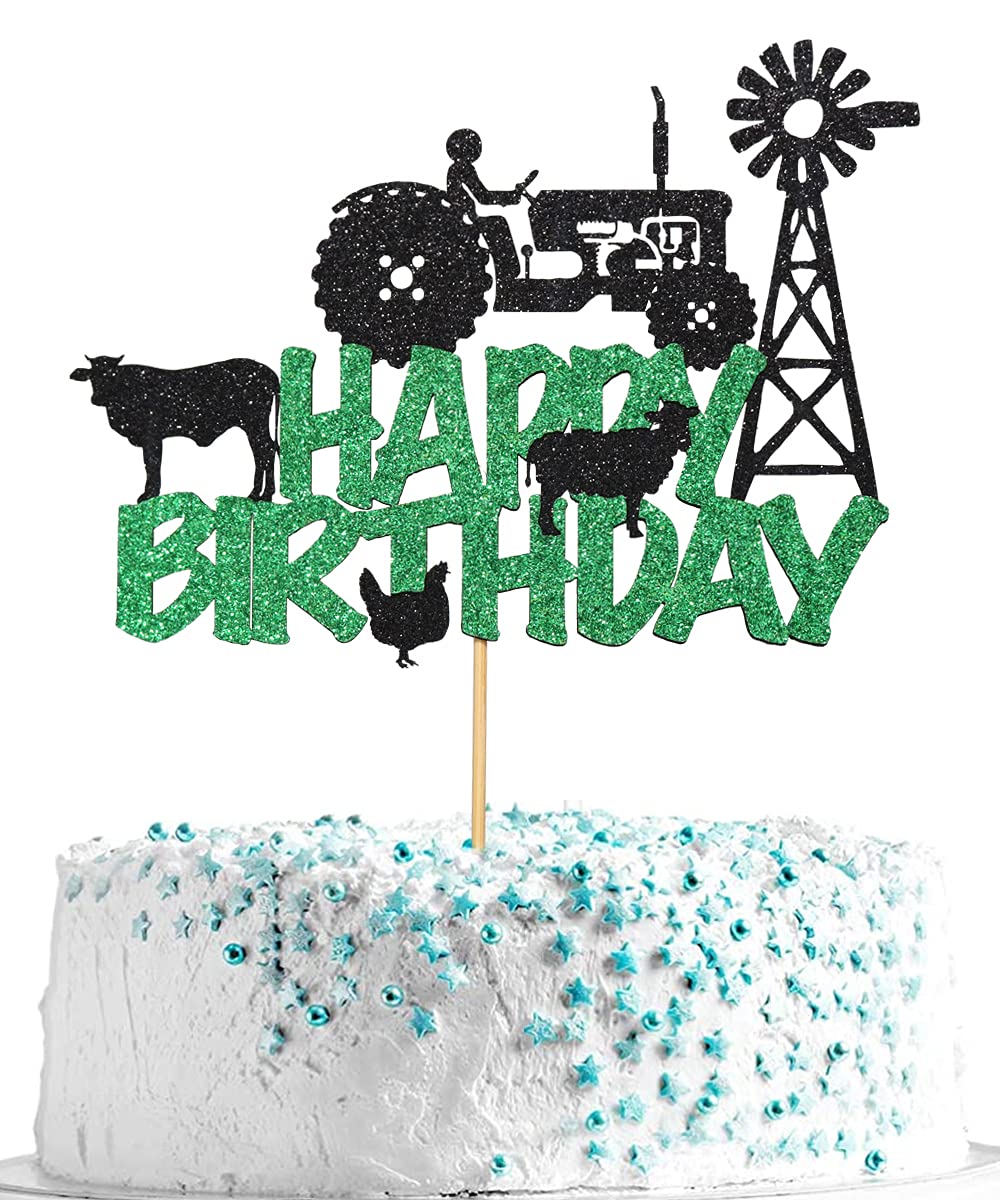 Music Happy Birthday Cake Topper，Roll Music Cake Decor Hip Hop Dancing Ball Cake Decorations，Guitar Note Birthday Party Supplies BST220