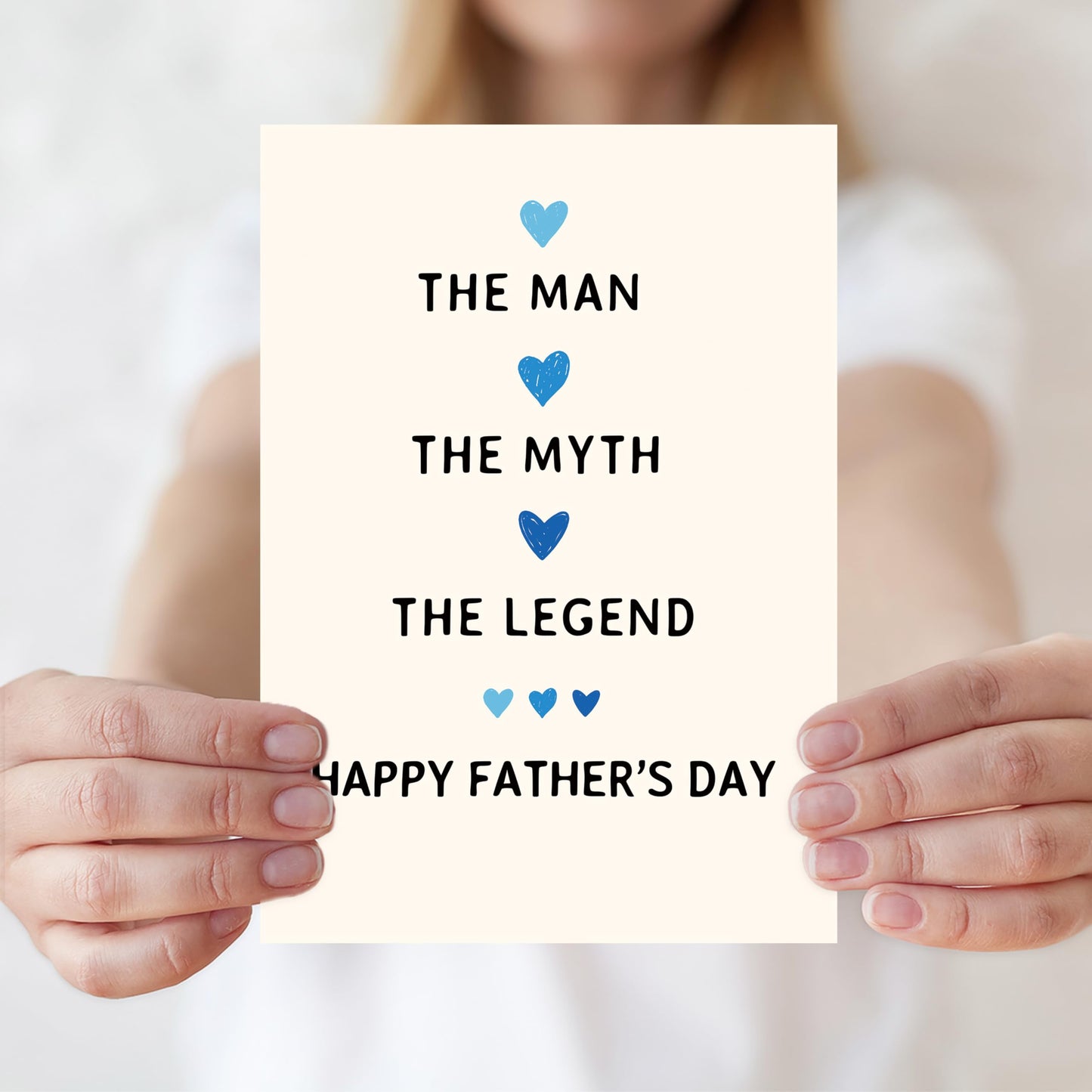 Fathers Day Card,Fathers Day Cards Gifts Decorations for Dad from Daughter Son,Happy Father's Day Cards Gifts Ideas with Envelope,Funny Sweet Dad Card BST220