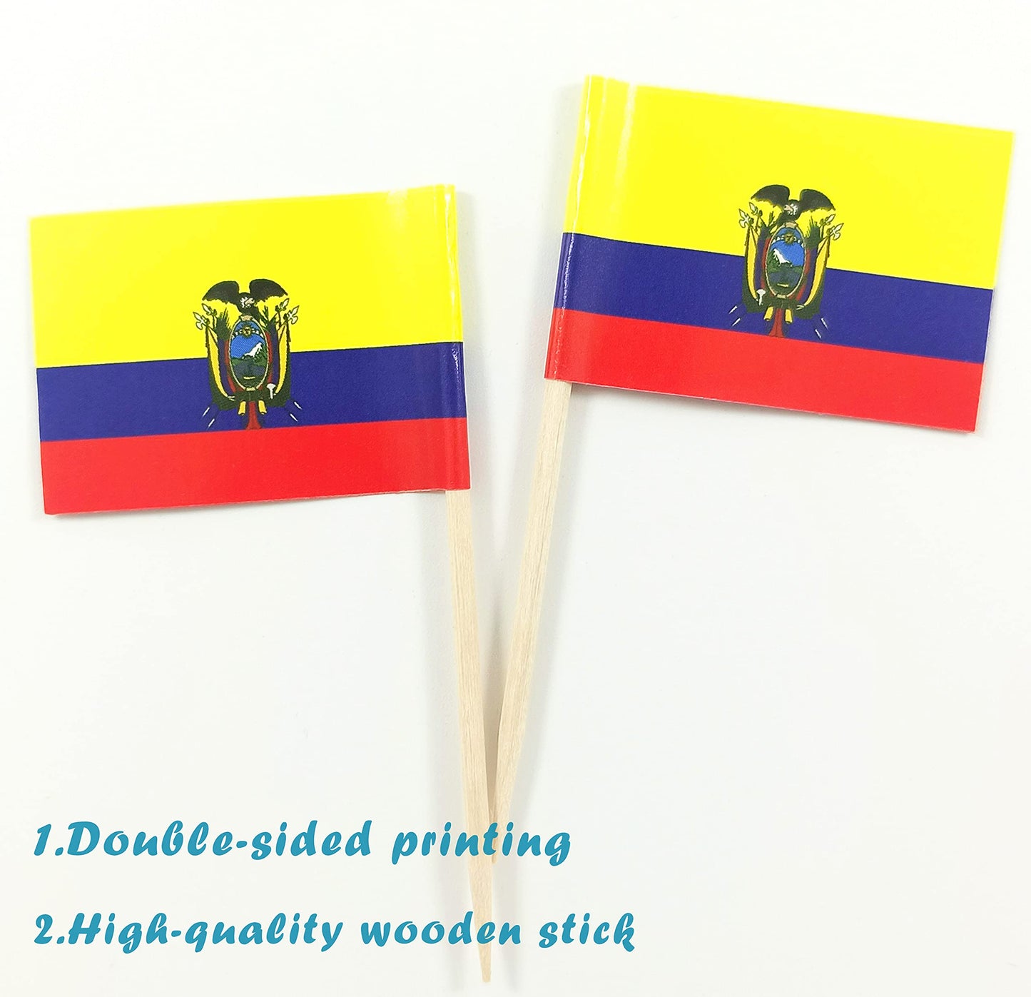 JBCD Mexico Toothpick Flag Mexican Mini Small Cupcake Topper Flags, 200pcs BST220