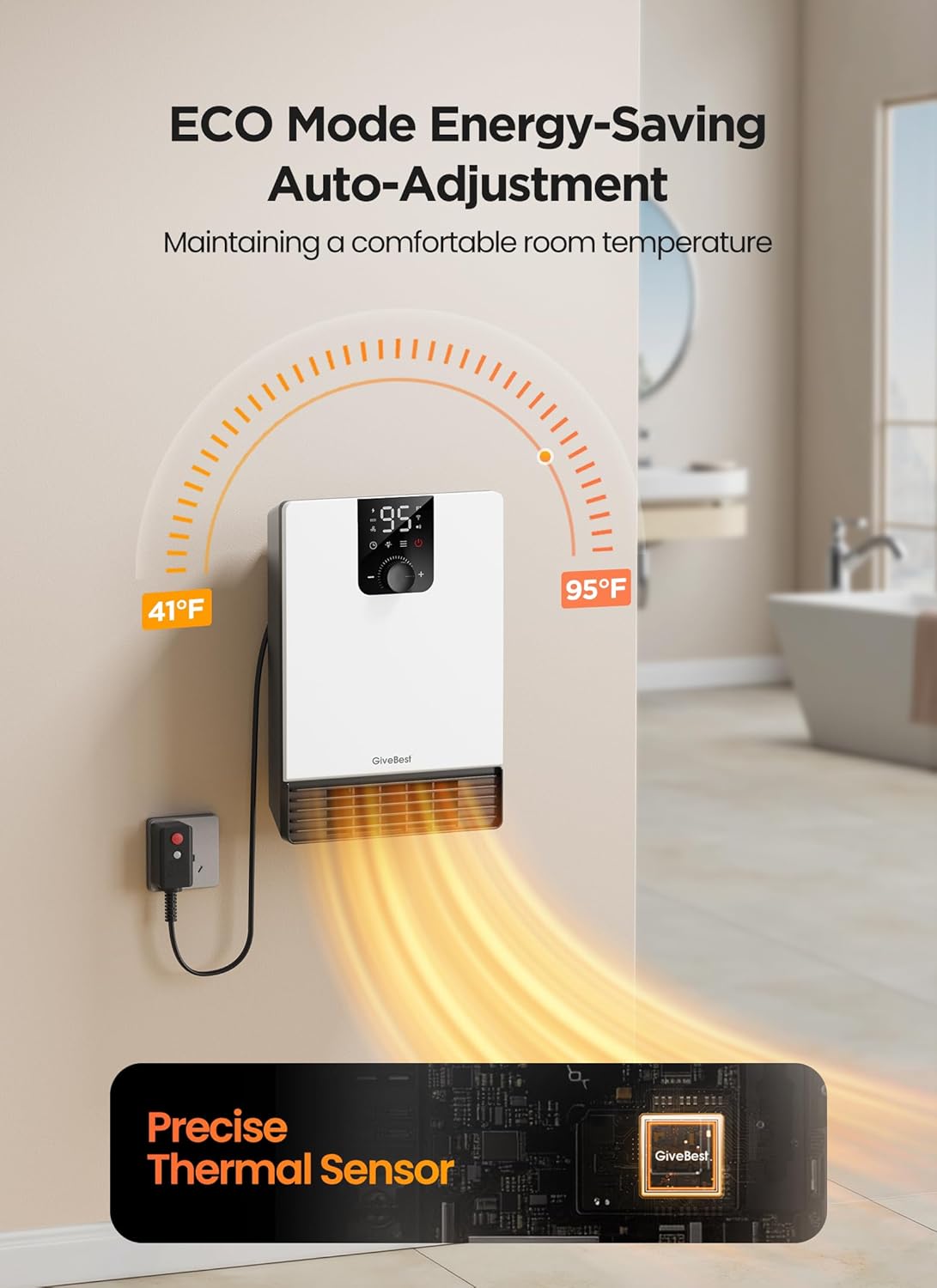 GiveBest Smart Wall Heater 54