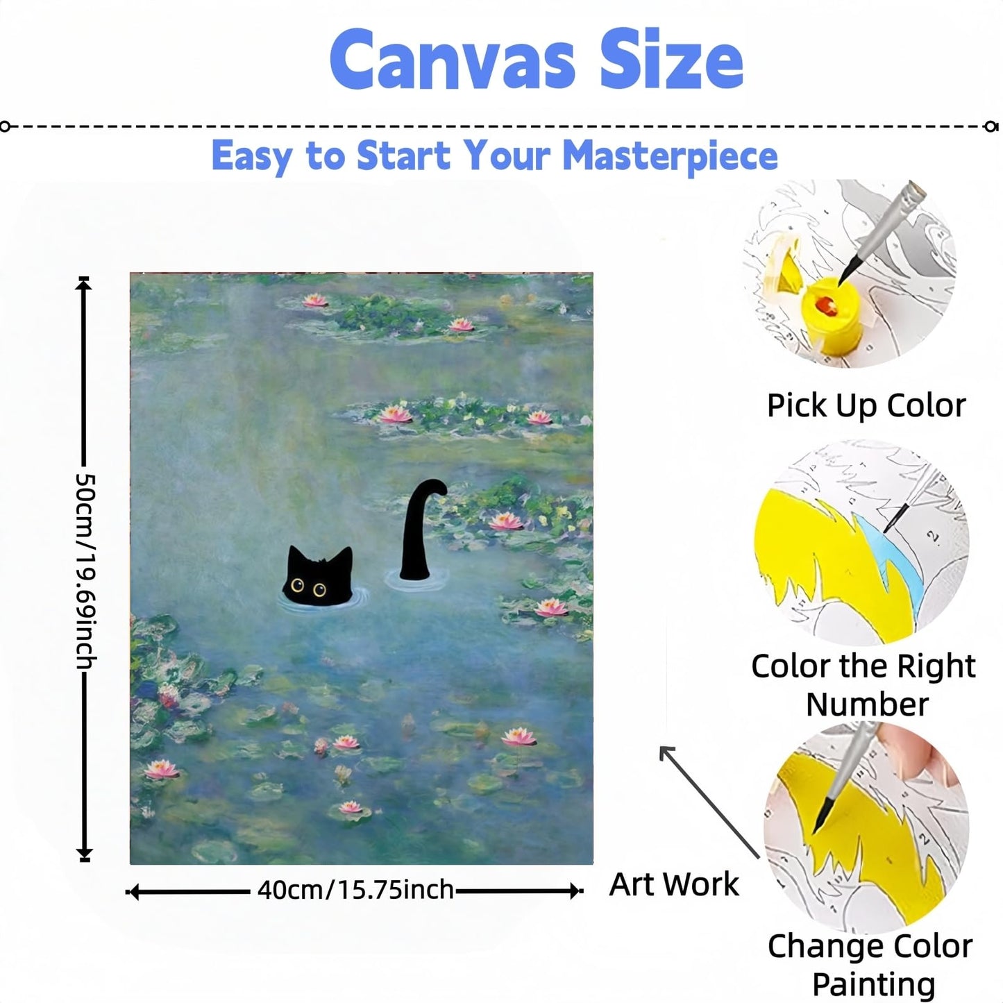 DOTSTART Paint by Numbers Kit for Adults,Beautiful View Paint by Number for Adults,Acrylic Adults' Paint-by-Number Kits, DIY Easy Paint by Number Adult Canvas for Home Wall Art Decor, 11.8X15.75 inch BST220