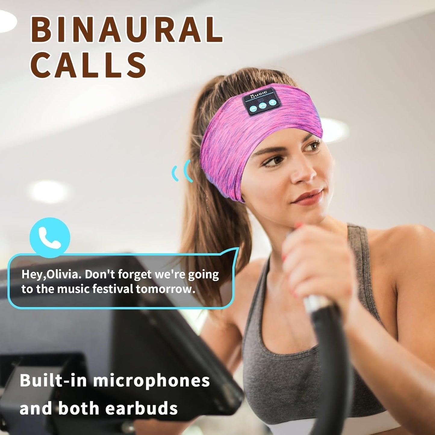 Music Headband Wireless Sleep Headphones for Women 94