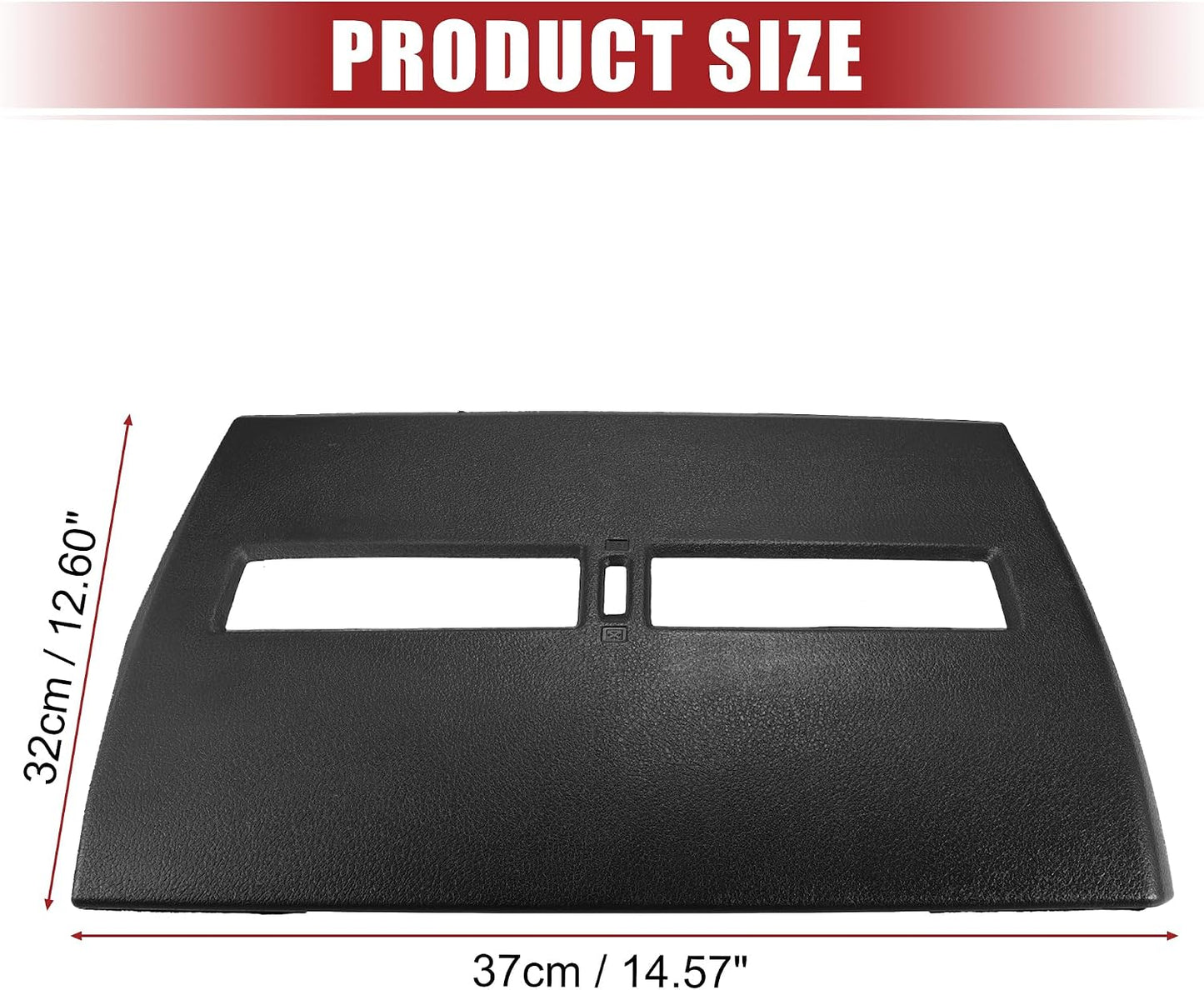 ACROPIX Front Upper Center Dash Air Vent Trim Bezel Panel Fit for Nissan Versa 2007 2008 2009 2010 2011 2012 No.68414-ED50C - Pack of 1 WN420