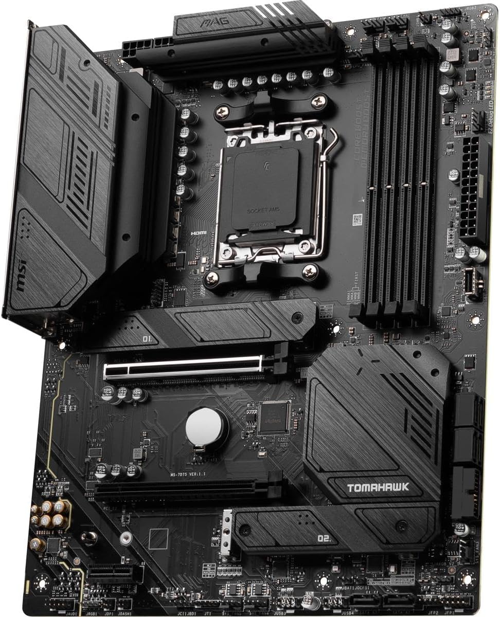 MSI MAG B650 Tomahawk WiFi Gaming Motherboard (AMD Ryzen 9000/8000/7000 Series Processors 36