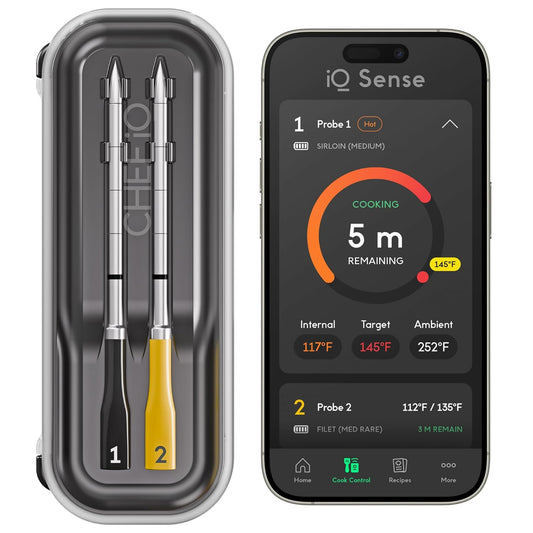 CHEF iQ Sense | Smart Wireless Meat Thermometer 2 Probes 73