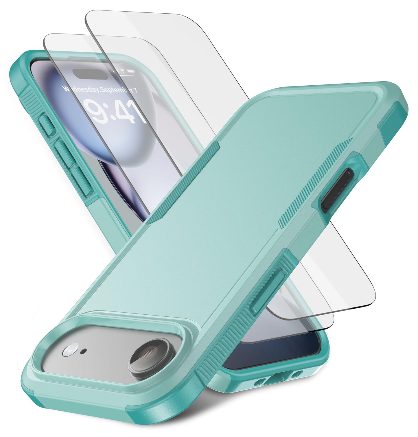 Magnetic for iPhone 17 Air Case [Compatible with MagSafe] [Shockproof] [Heavy Duty Protection] Pocket-Friendly & Tough Non-Slip Protective Phone Cover for iPhone 17Air 6.6", Black WN420