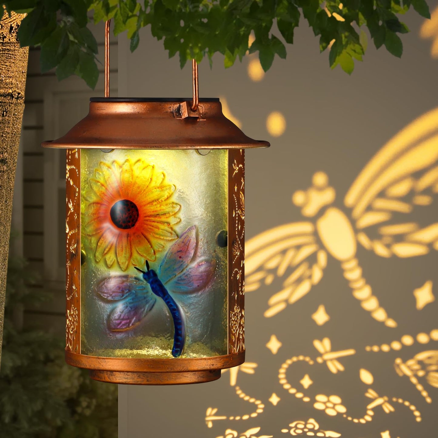 2 Pack Solar Lanterns Outdoor Waterproof N30