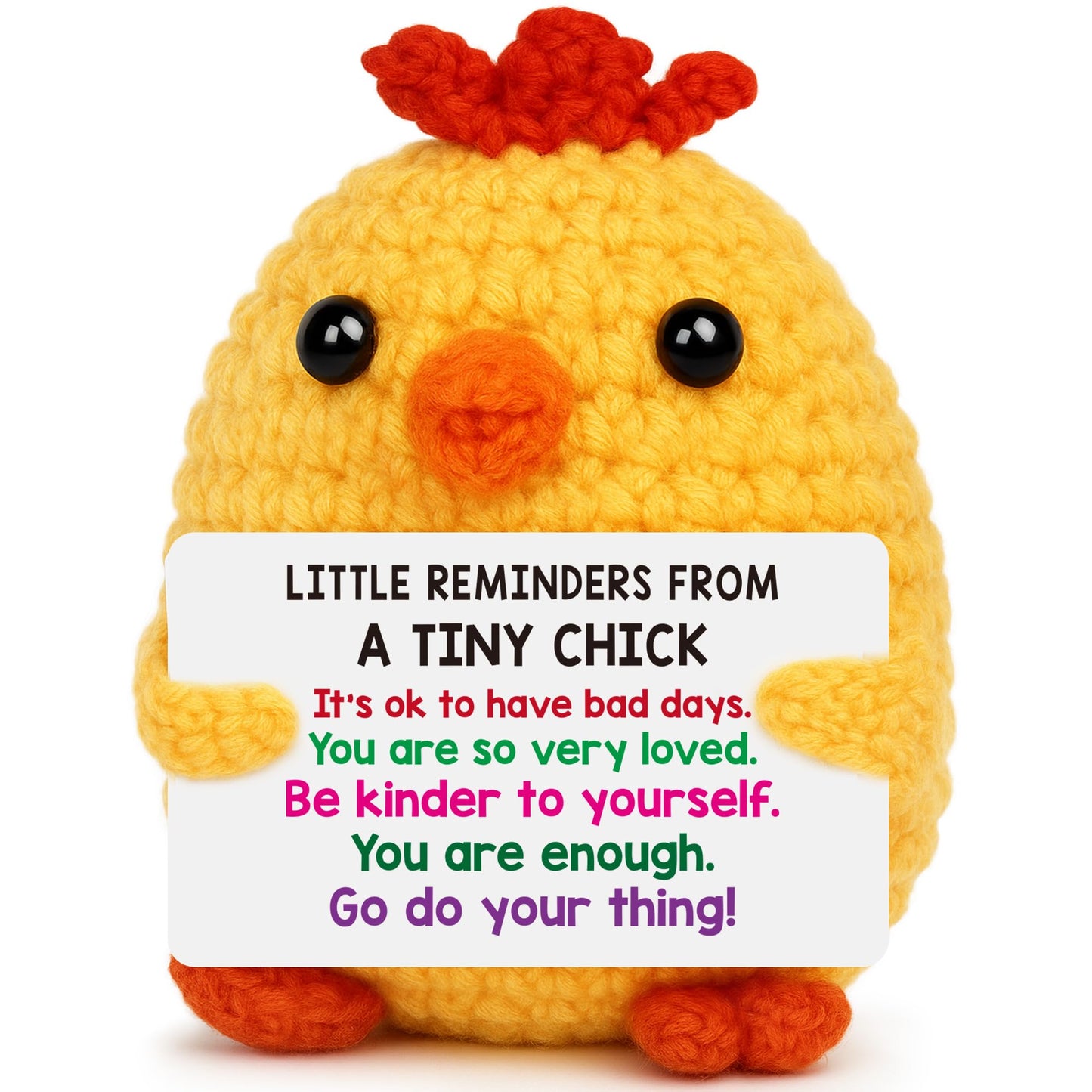 Grandma Birthday Gifts from Grandkids, New Grandma Grandmother I Love You Gift, Grandparents Day Gifts for Grandmas Grandmother Nana Gigi, Christmas Stocking Stuffers Funny Handmade Crochet Chicken BST220