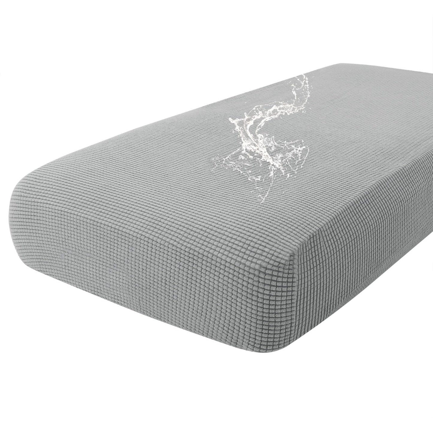 Waterproof Couch Cushion Covers for Pets, Non Slip Sofa Seat Cover | Stretch Jacquard Fabric, Elastic Bottom, Non Slip Fit, Waterproof Protection, Pet Hair Protection (1 Piece for Backrest M) BST202