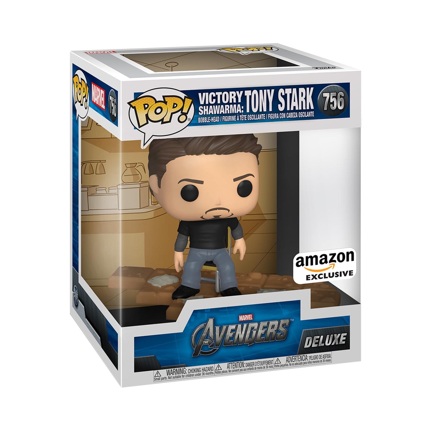 Funko Pop Deluxe, Marvel: Avengers Victory Shawarma Series - Bruce Banner Figure 1 of 6 - Amazon Exclusive - Collectable Vinyl Figure - Gift Idea - Official Merchandise - Toys for Kids & Adults