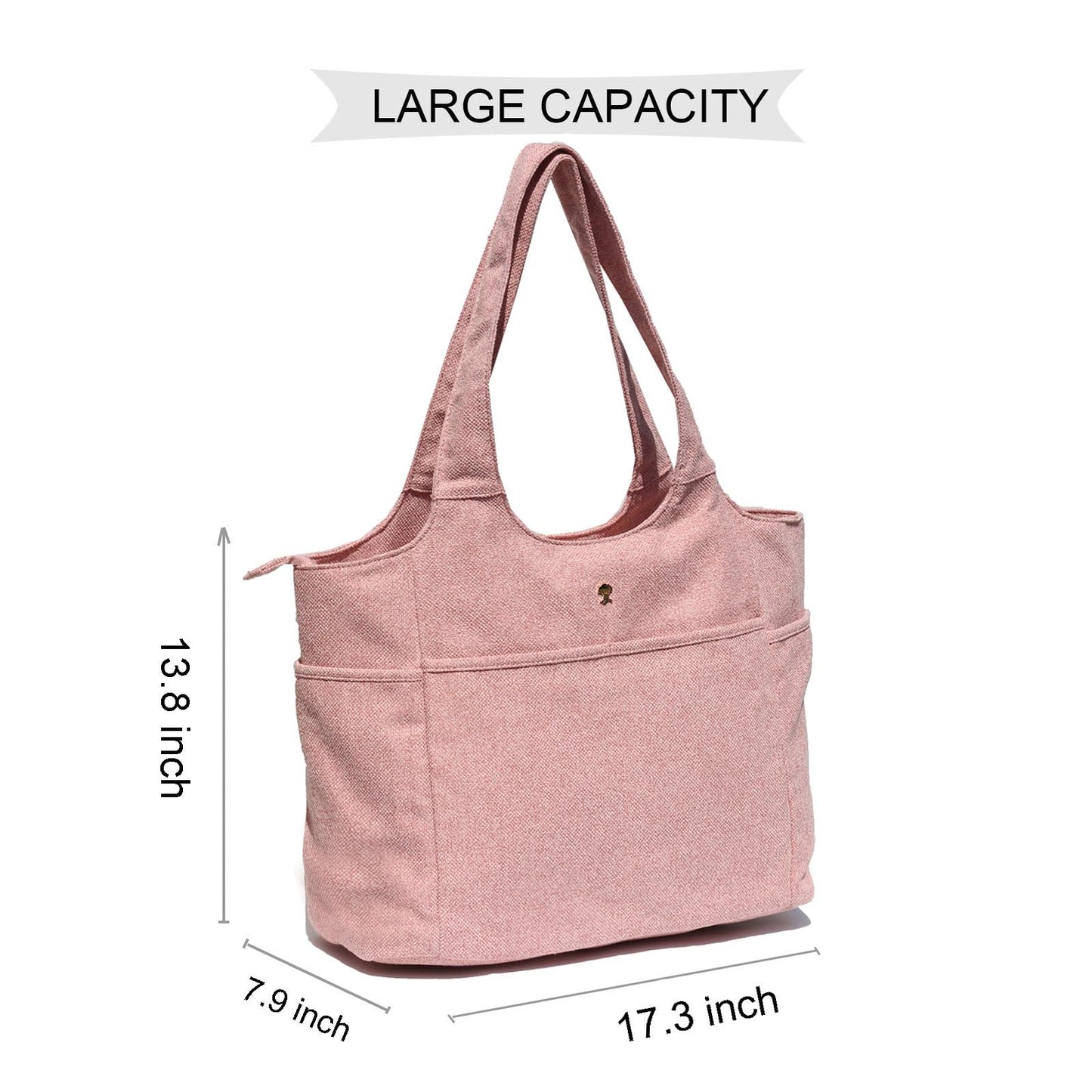 ESVAN Yoga Tote Bag Mat bag Women Shoulder Bags Carryall Tote for Travel Office Workout Gym Nurse Beach BST326H