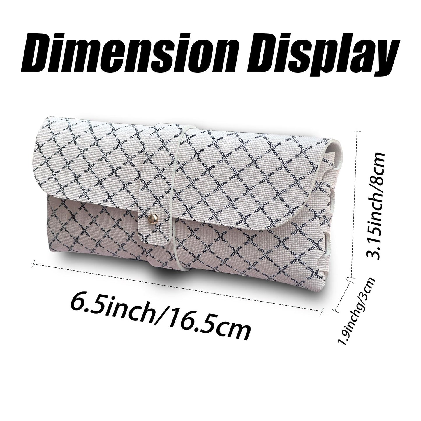 Glasses storage bag Travel sunglasses myopia glasses storage bag Fashion leather storage bag WN420