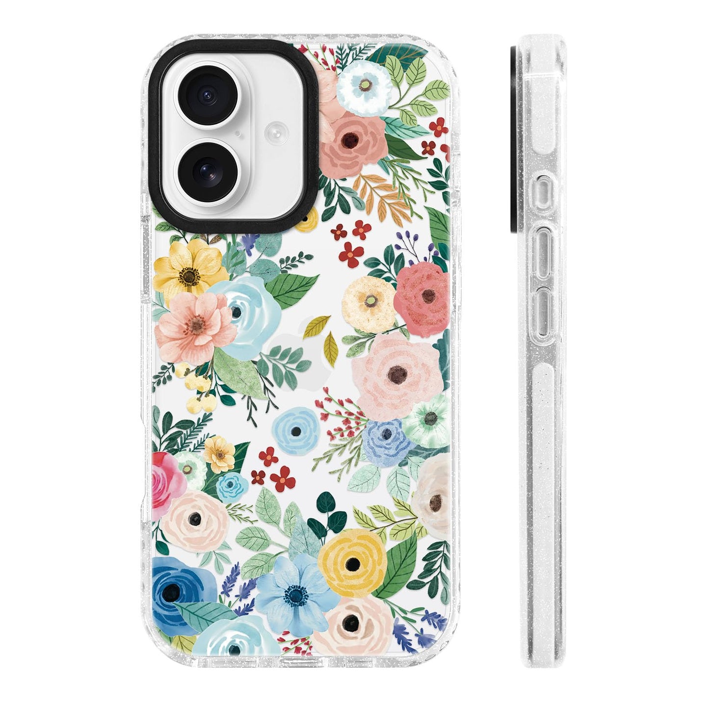 for iPhone 16 Pro Case [Military-Grade Drop Protection/Stylish Soft TPU Protective/Camera Protection/for Women & Girls] - Beach Party Collage Pattern with Mermaid WN420