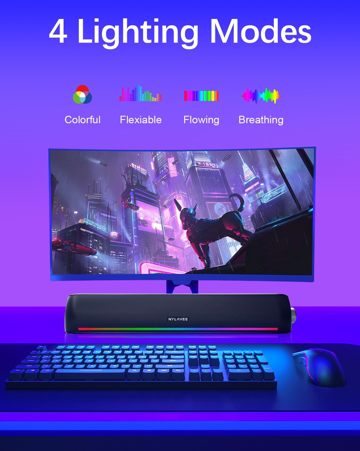 Nylavee Computer Soundbar SK100Li 75