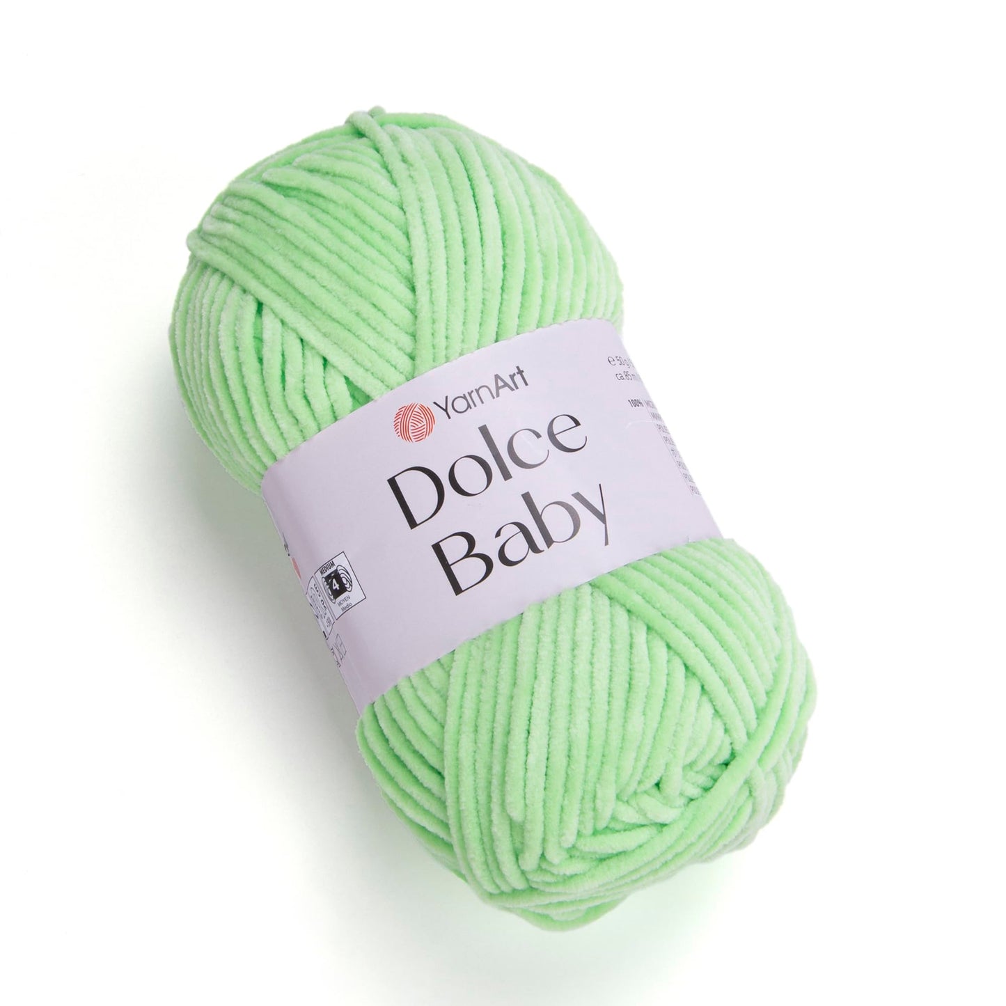 Yarnart Dolce Baby Yarn Soft Chenille Velvet Medium Blanket Amigurumi Yarn 50 Gram (1.76 oz) 93 Yards (850) BST220