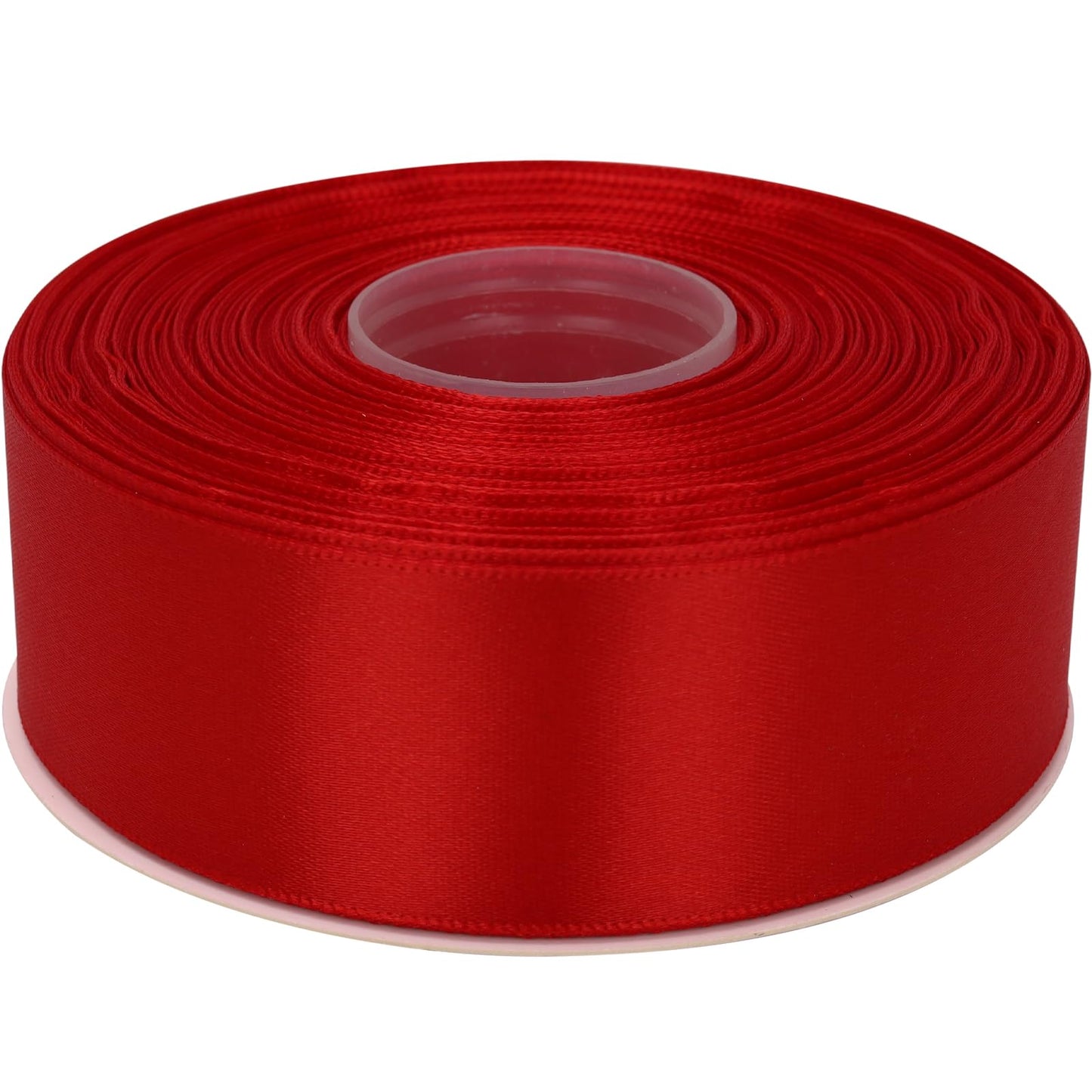 1-1/2 Inch Single Face Polyester Ribbon, 50 Yards Bulk Roll (Orange)–Wrinkle-Resistant Craft Ribbon for Gift Wrapping, Wedding Decor, DIY Projects BST220