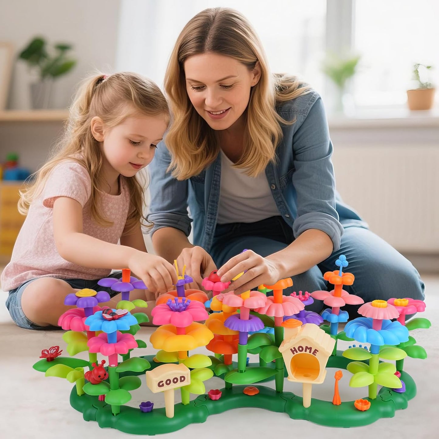 Gaitel Flower Garden Building Toys for 3-7 Year Old Girls 102