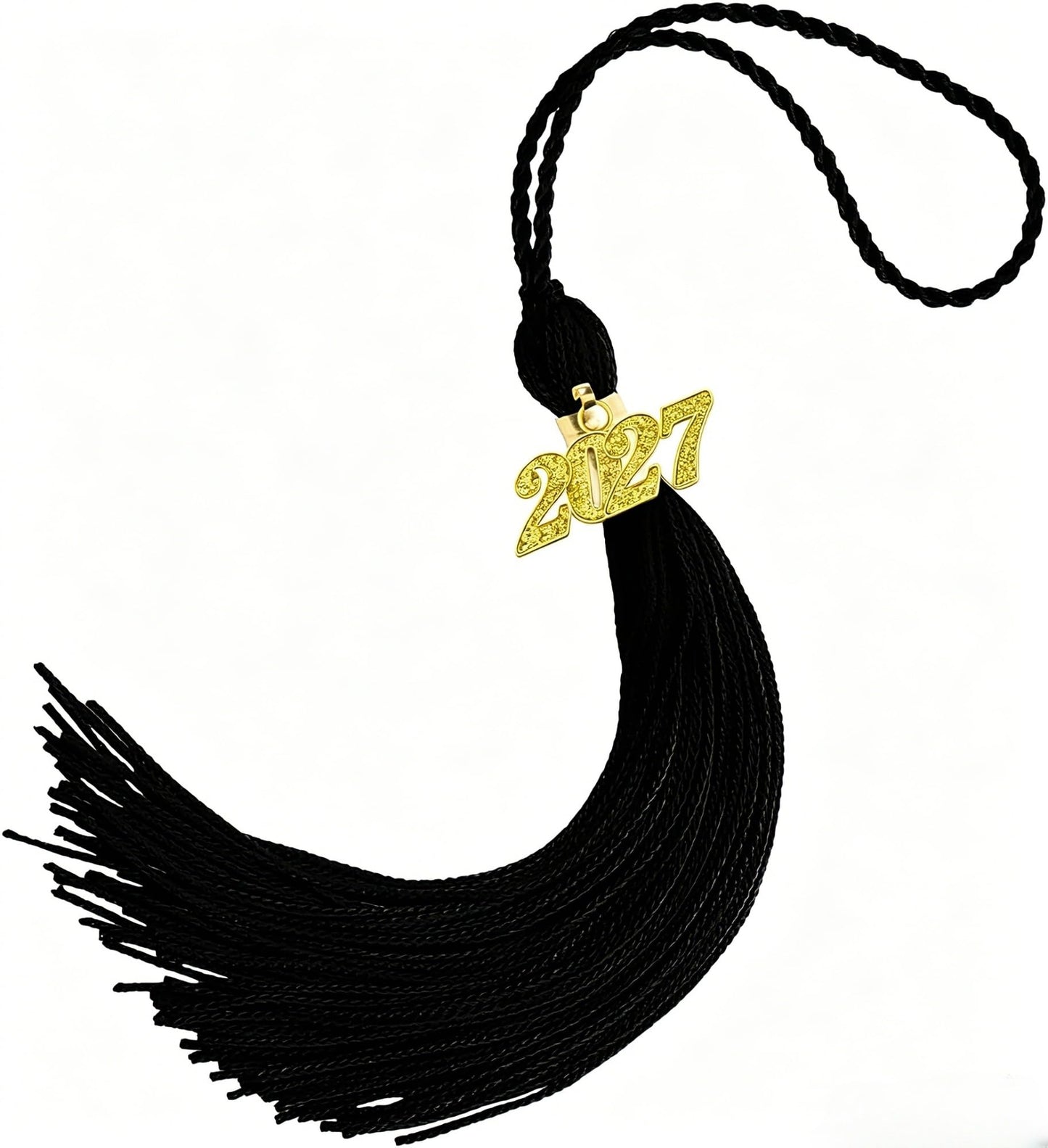 2026 Tassel Graduation, Black and Gold Graduation Tassel, 2026 Graduations Cap Tassels, Gradutate Cap Tassels with 2026 Year Gold Charms for Grad Cap Hat Ceremonies Memorial Graduations Decorations BST220