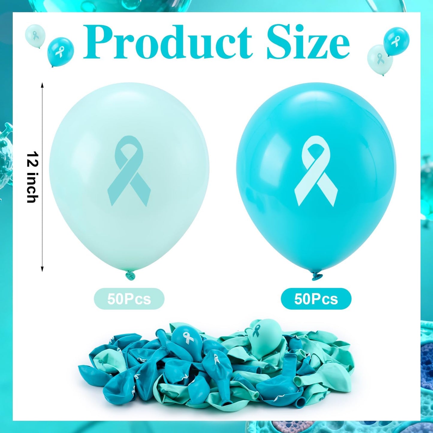 100 Pcs Red Ribbon Awareness Balloons 12 Inch Latex Red White Printed Balloon Arch Kit for Heart Health Fundraisers Community Campaigns Red Ribbon Week School Event Supplies BST220
