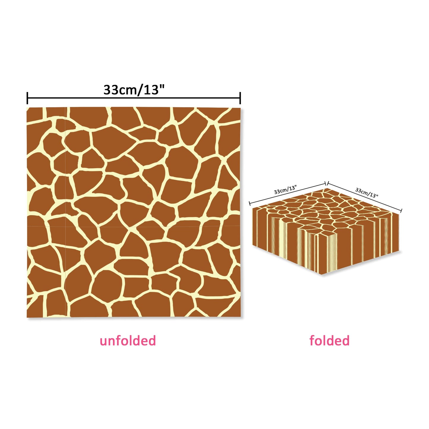 40pcs Animal Leopard Print Party Napkins Disposable Jungle Animal Print Tableware Dinner Napkin for Safari Leopard Themed Birthday Baby Shower Party Supplies BST220