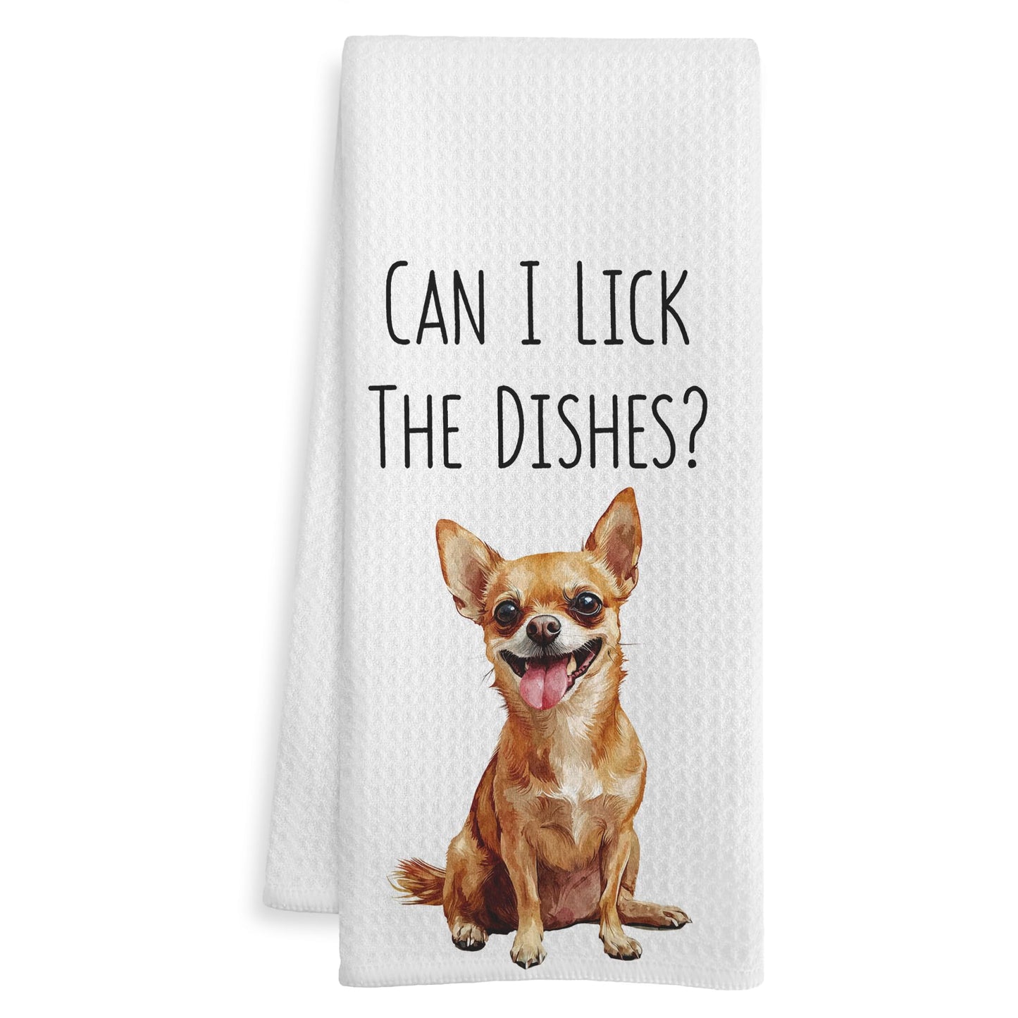 Funny Chihuahua Gifts Hand Towels for Bathroom, Chihuahua Gifts for Women Men Decorative Hand Towels for Kids Guest Bathroom Washroom Power Room Vanity Half Bath, 16X24 Inch BST326L