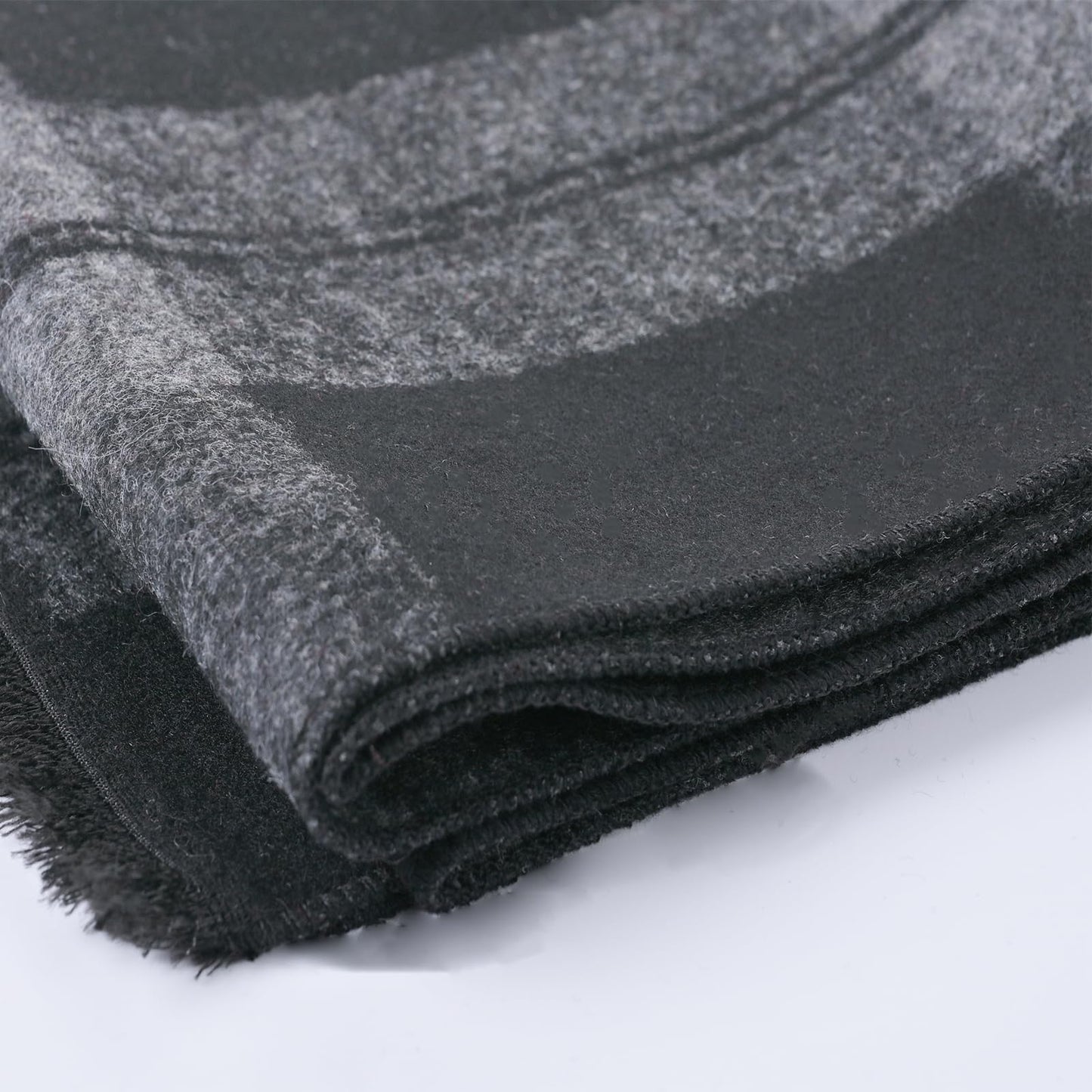 Mens Winter Scarf Cashmere Feel Warm Scarves Long Plaid Tassel Scarf for Men WN420