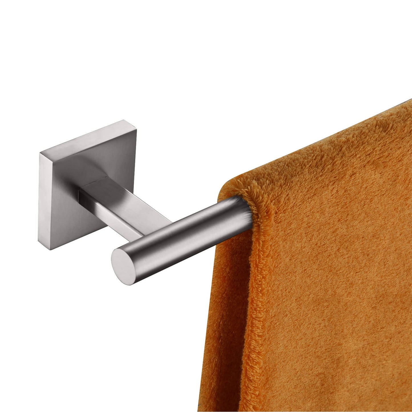 KOKOSIRI Bathroom Towel Bars 16 Inch Towel Rail Matte Black 40CM Hand Towel Holder for Bath Kitchen Wall Stainless Steel B4005BK-L16 BST202