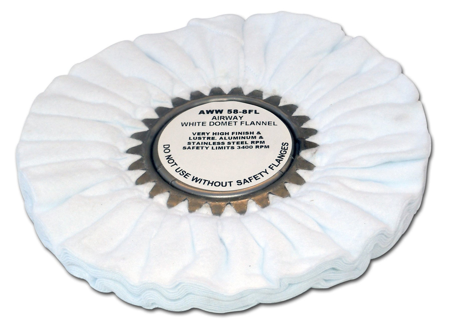 Zephyr Custom Polishing Products Airway Buffing Wheels for Industrial Polishers, Big Rigs and Lifted Trucks. Made in The U.S.A.(Cut - Yellow) WN420