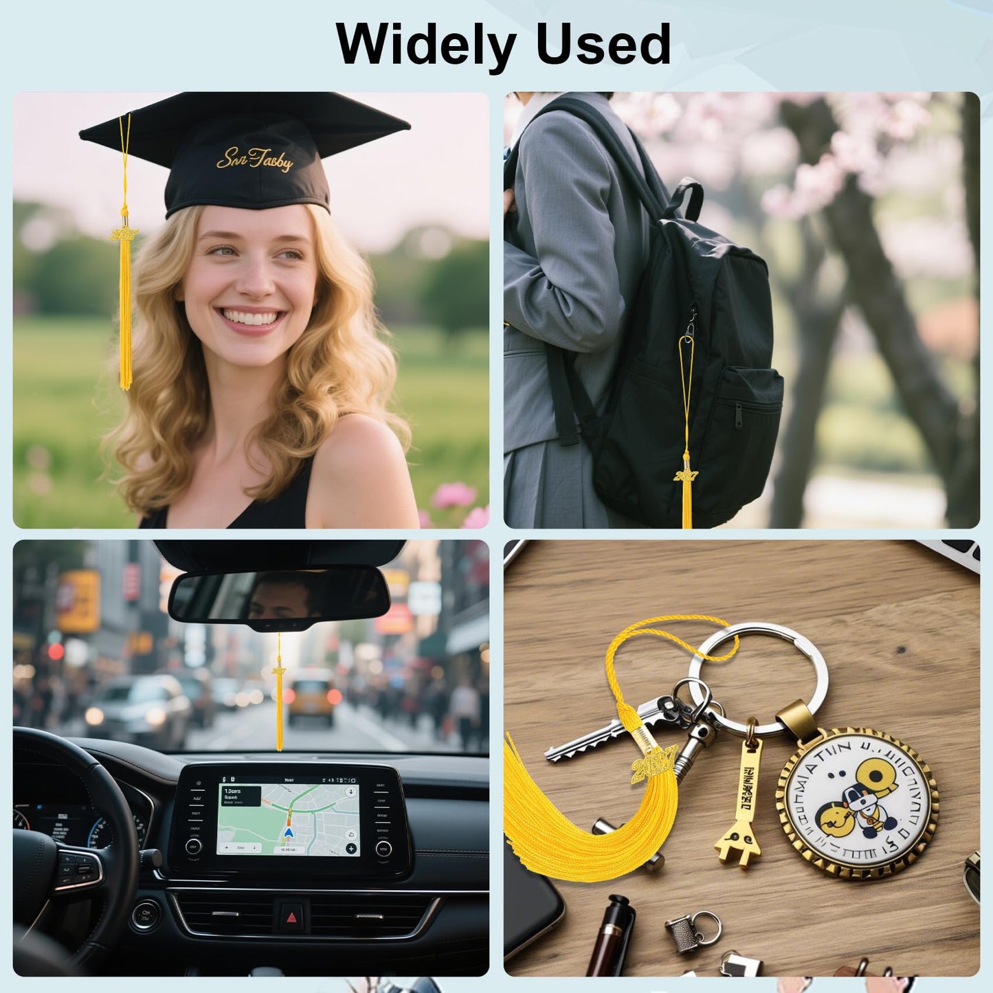 2026 Tassel Graduation, Black and Gold Graduation Tassel, 2026 Graduations Cap Tassels, Gradutate Cap Tassels with 2026 Year Gold Charms for Grad Cap Hat Ceremonies Memorial Graduations Decorations BST220