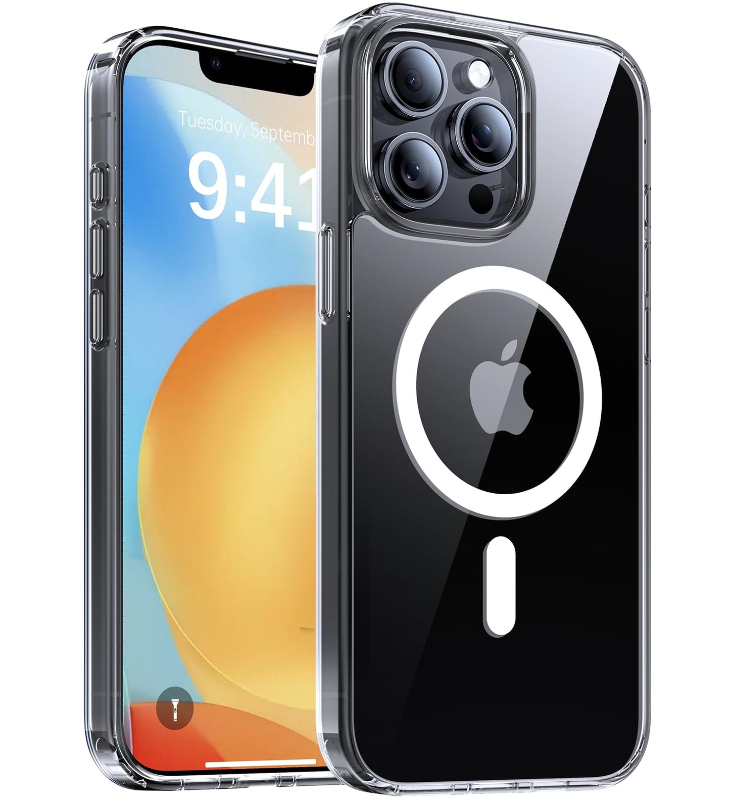 Magnetic for iPhone 17 Pro Max Case,[Anti-Slip][Compatible with MagSafe][Military Grade Drop Protection] Shockproof Protective Translucent Phone Case for iPhone 17 Pro Max Case,Wine Red WN420