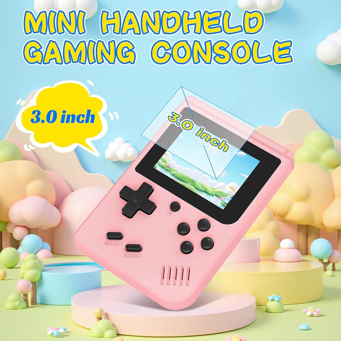 Game Box Plus Retro Gaming Console, Built-in 400 Classic 88
