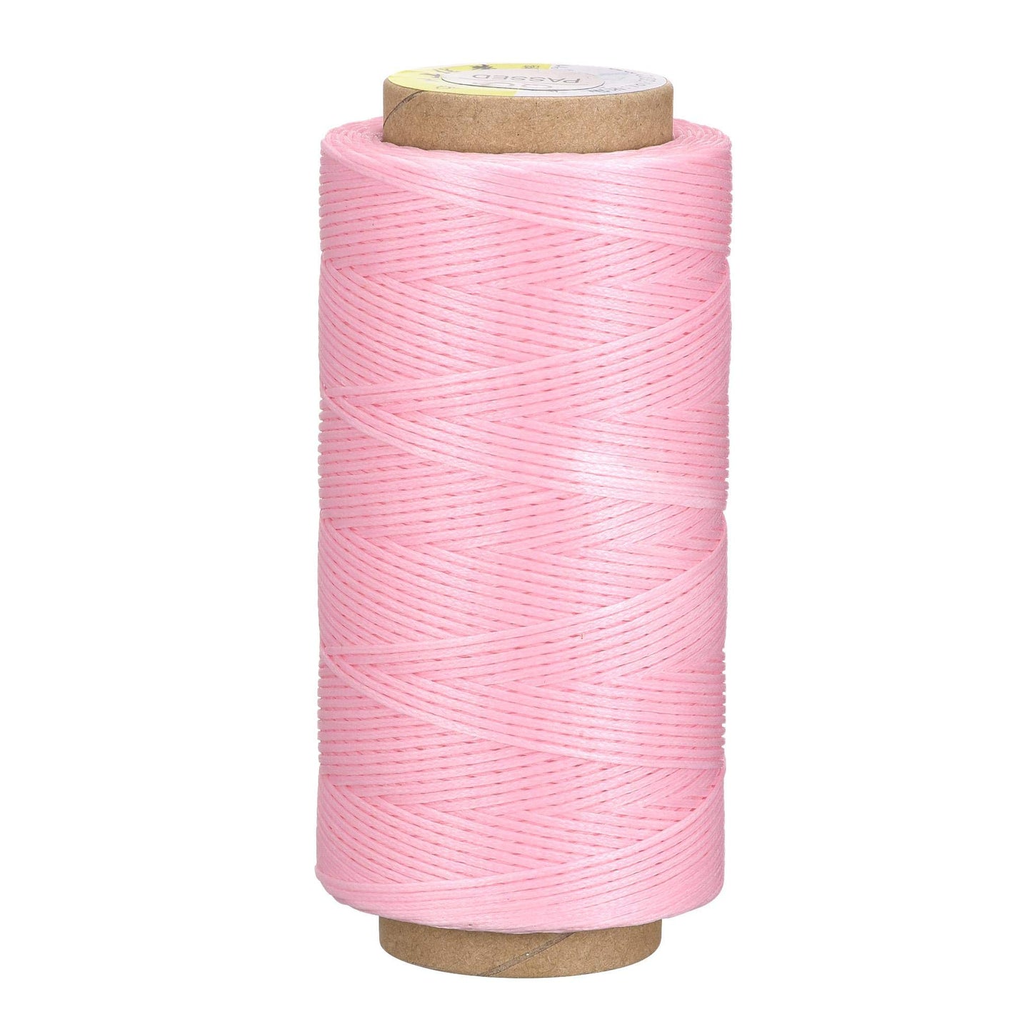 uxcell Leather Sewing Thread 186 Yards 210D/1mm Polyester Waxed Cord for Manual Sewing, Wheat BST326H