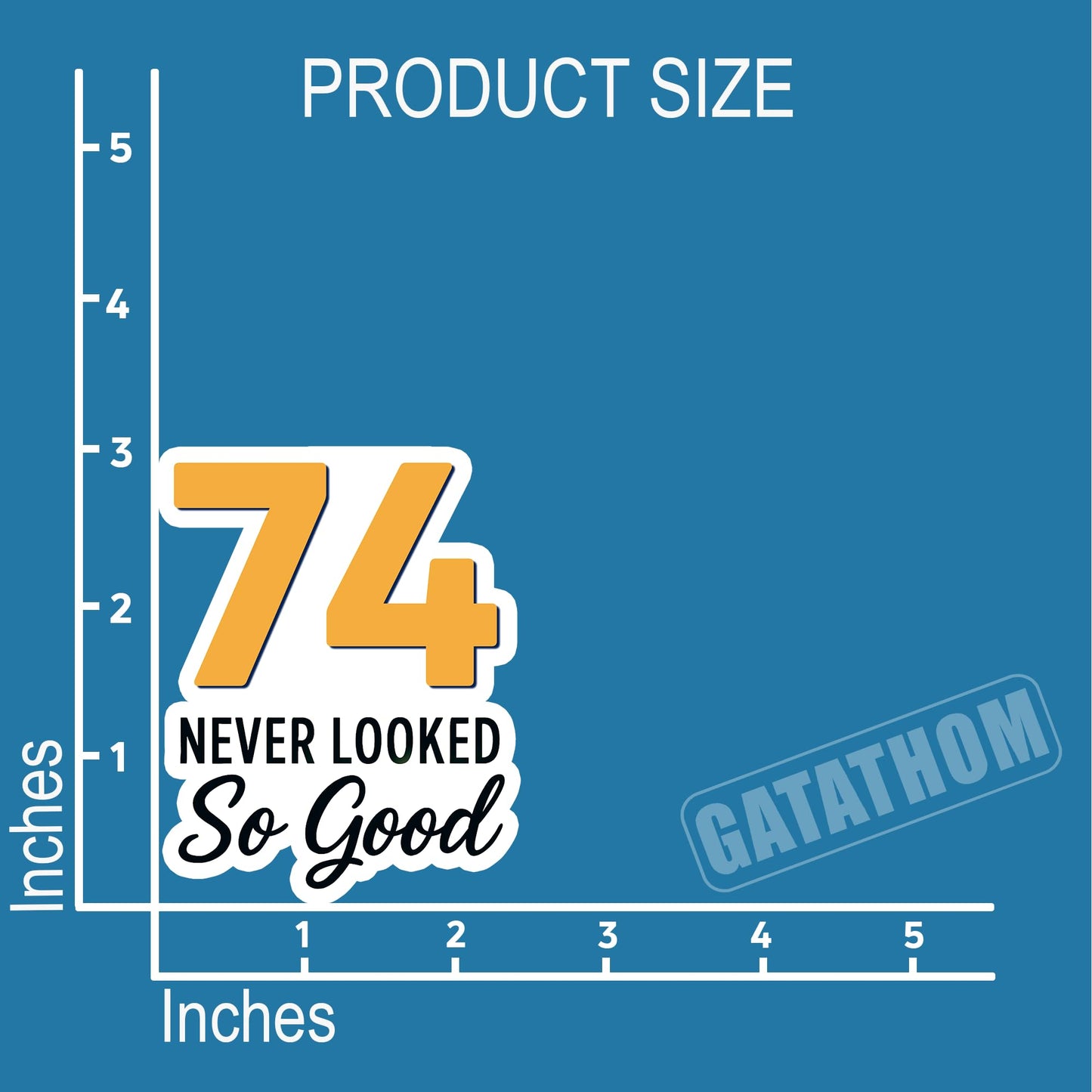 (3PCS) 83 Never Looked So Good Sticker – Happy 83th Birthday, Waterproof Vinyl Decals for Party Decor, Scrapbooking, Water Bottles, Laptops, Size 3" x 2.5" BST202