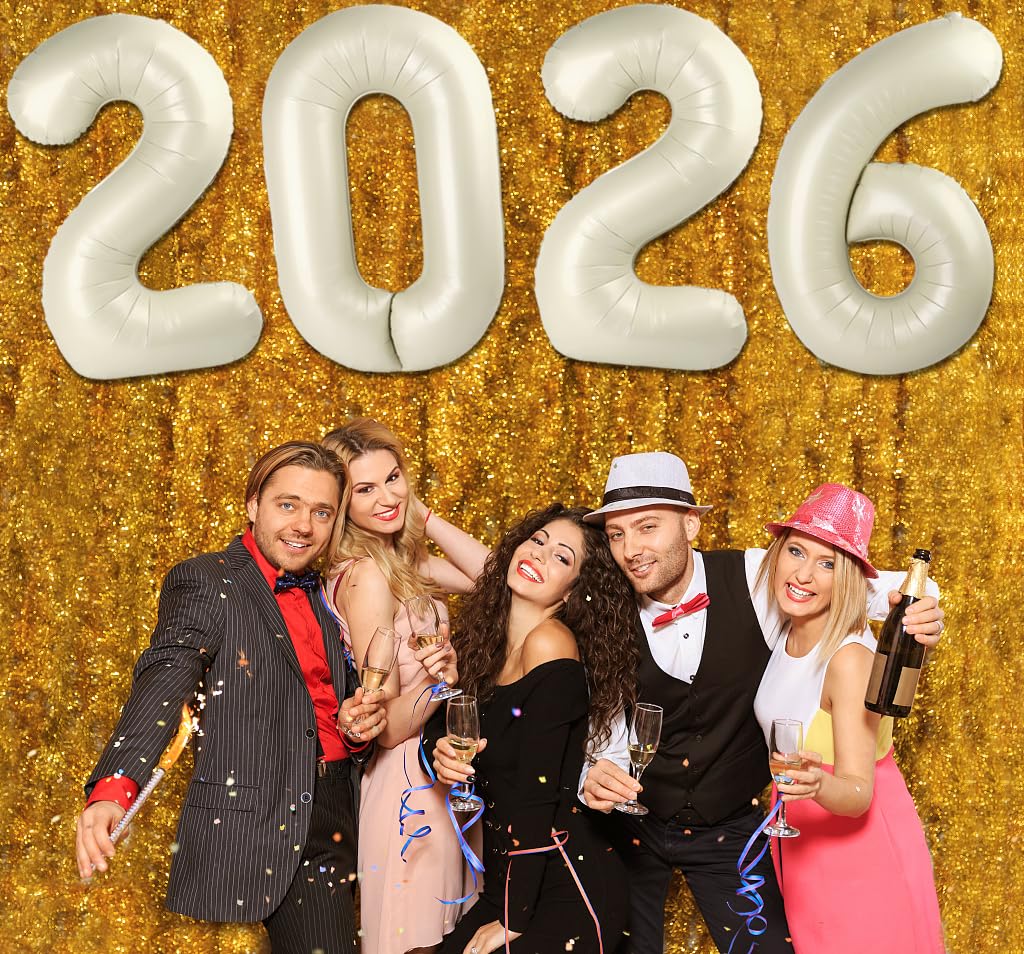 Light Brown 2026 Number Balloon, Light Brown Number Balloons 40 Inch, 2026 Balloon Birthday Decorations, 2026 Birthday Party Supplies, 2026 Graduation Party Favors, Class of 2026 Decorations BST326L