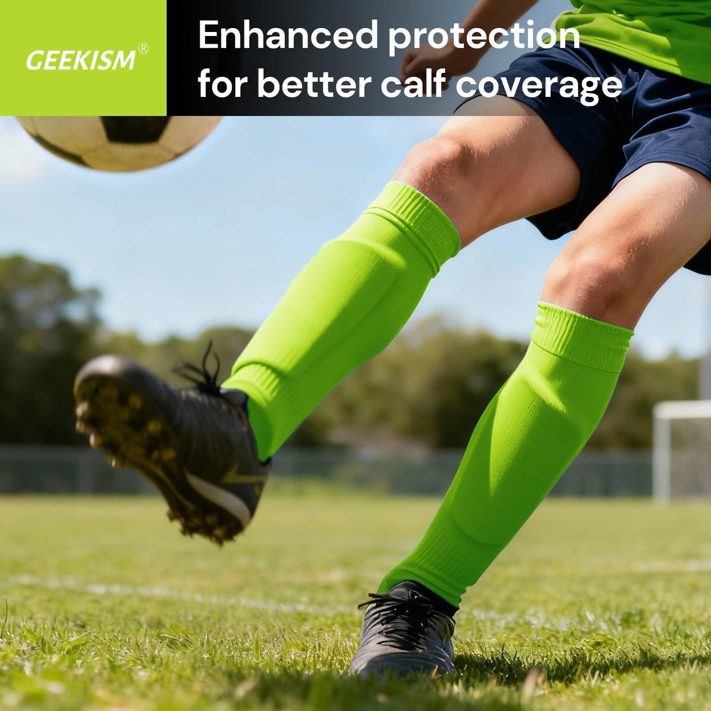 Soccer Shin Guards for Youth Kids Toddler - Soccer Shin Pads for Teens & Men, Protective Football Gear for 3-16 Years Boys Girls & Adult, World Cup Lightweight Soccer Equipment WN420