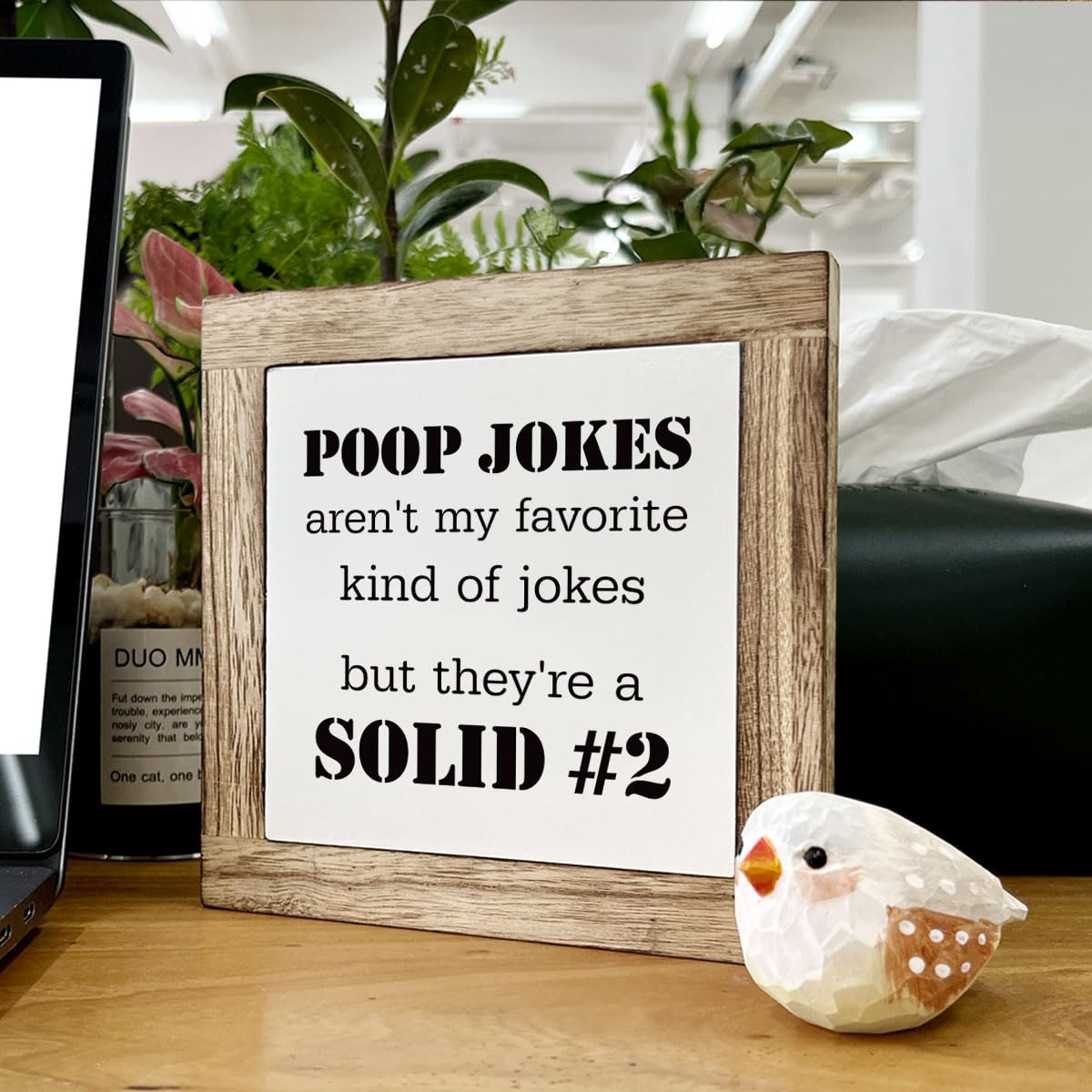 Bathroom Decor, Funny Bathroom Decor, Flush the Toilet This is Not Show and Tell, Wooden Box Signs for Home Decor, Bathroom Decor Tabletop, Kids Bathroom Rules Sign Decor, Bathroom Box Sign B6-71 BST202