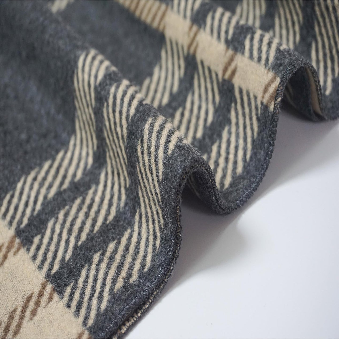 Mens Winter Scarf Cashmere Feel Warm Scarves Long Plaid Tassel Scarf for Men WN420