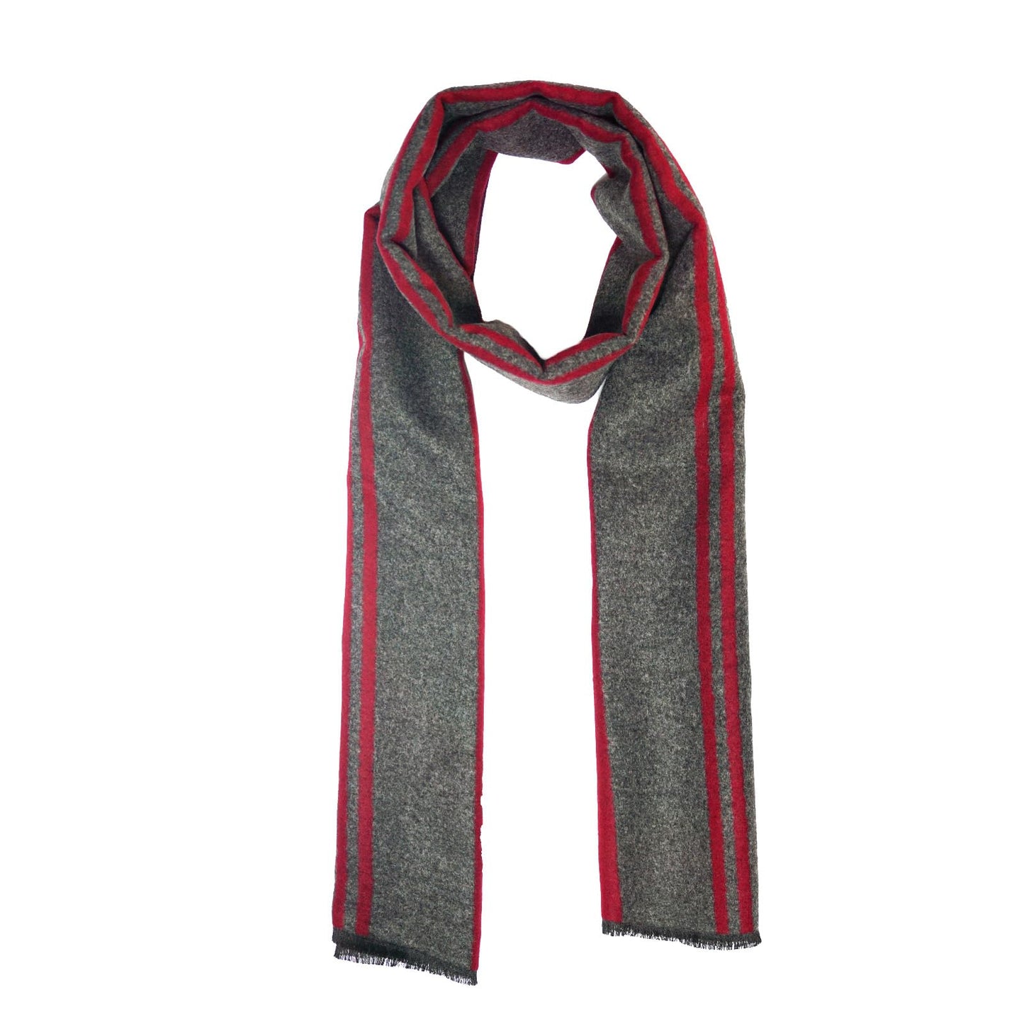 Mens Winter Scarf Cashmere Feel Warm Scarves Long Plaid Tassel Scarf for Men WN420