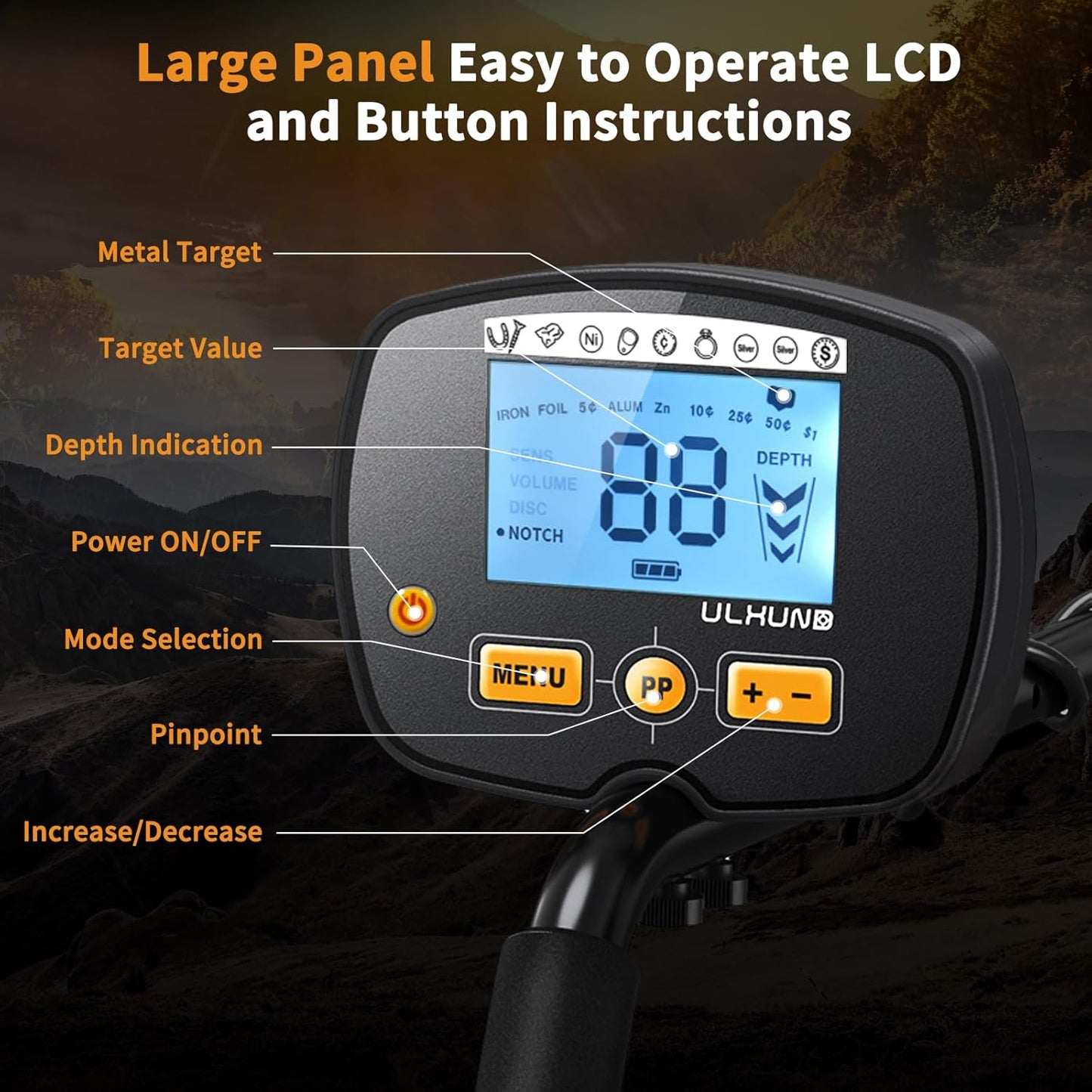Upgraded Metal Detector for Adults Professional 46