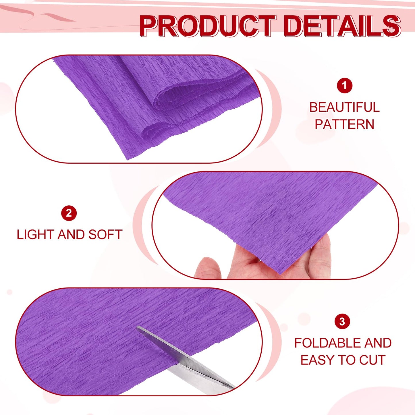 MECCANIXITY Crepe Paper Roll 7.5ft Long 20 Inch Wide for Wedding Ceremony Various Large Festivals Decoration, Light Champagne BST326L