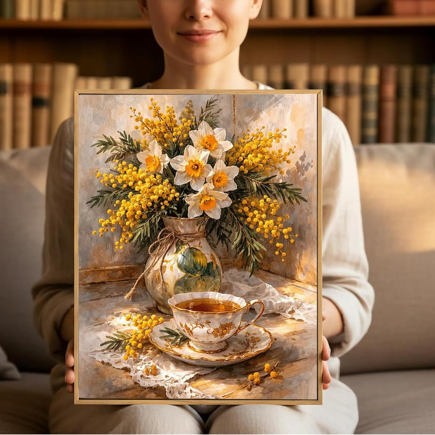 AIBOERL Cherry Diamond Art Kits for Adults,Cherry 5D Diamond Painting Kits for Adults Beginners,DIY Full Round Drill Diamond Dot Painting Gem Art Kits for Adult, Home Wall Decor 12x16Inch BST220