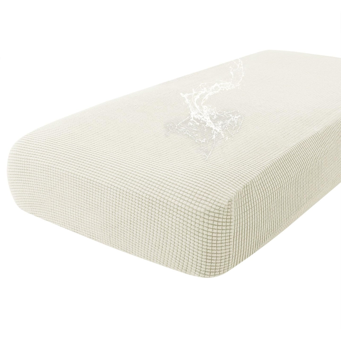 Waterproof Couch Cushion Covers for Pets, Non Slip Sofa Seat Cover | Stretch Jacquard Fabric, Elastic Bottom, Non Slip Fit, Waterproof Protection, Pet Hair Protection (1 Piece for Backrest M) BST202