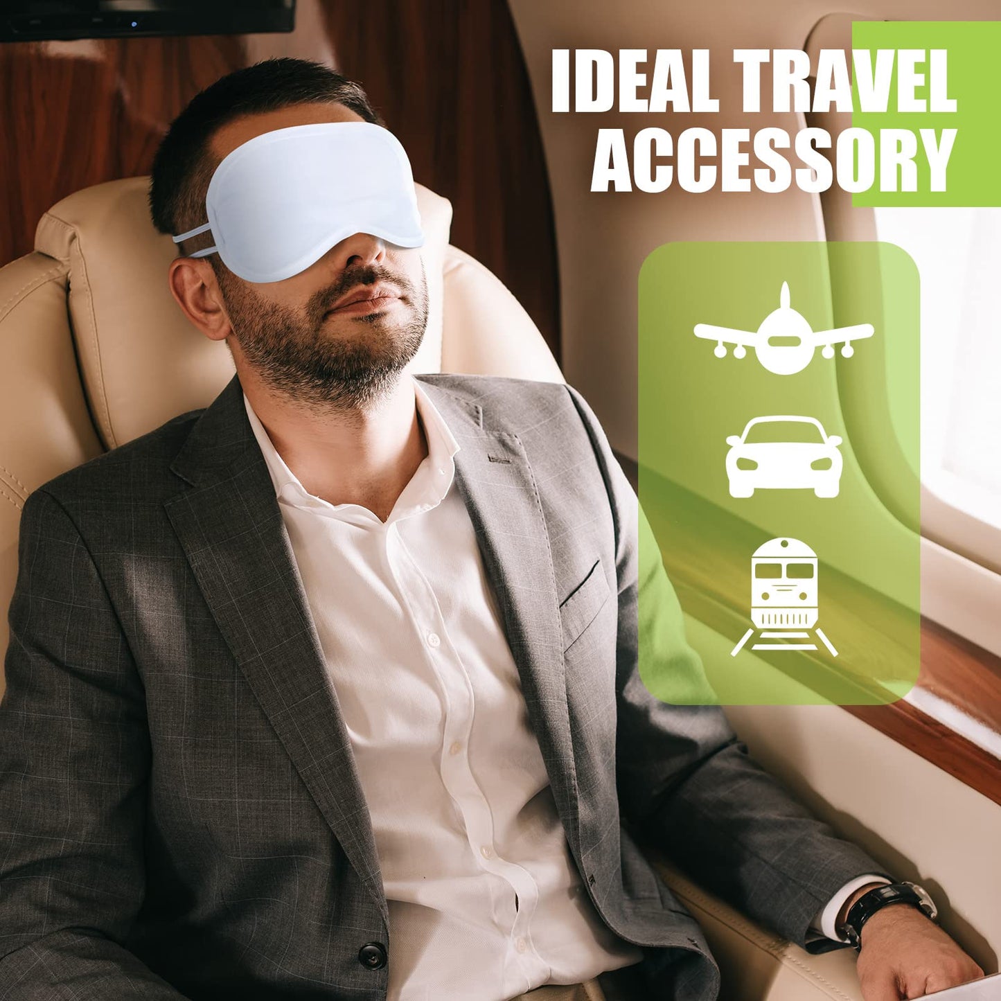 Tarpop 200 Pcs Eye Mask Sleeping Blindfold Eye Cover with Adjustable Strap for Games Party Team Building Travel Individually Wrapped Sleep Mask for Women Men (Blue)