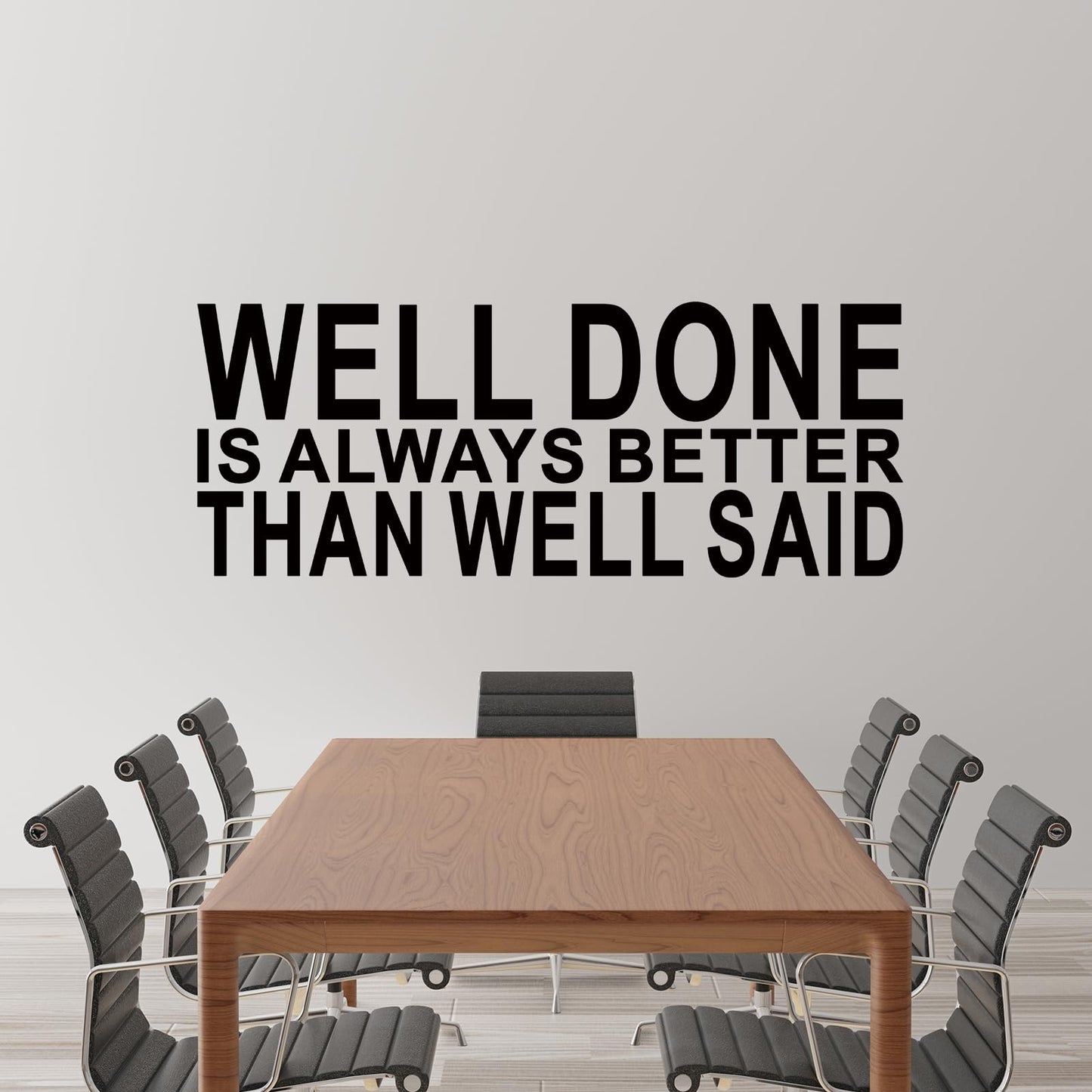 Motivational Quotes Wall Stickers for Office: Inspirational Positive Vinyl Art Wall Decals for Bedroom Classroom School - Think 35" X 9.8" BST220