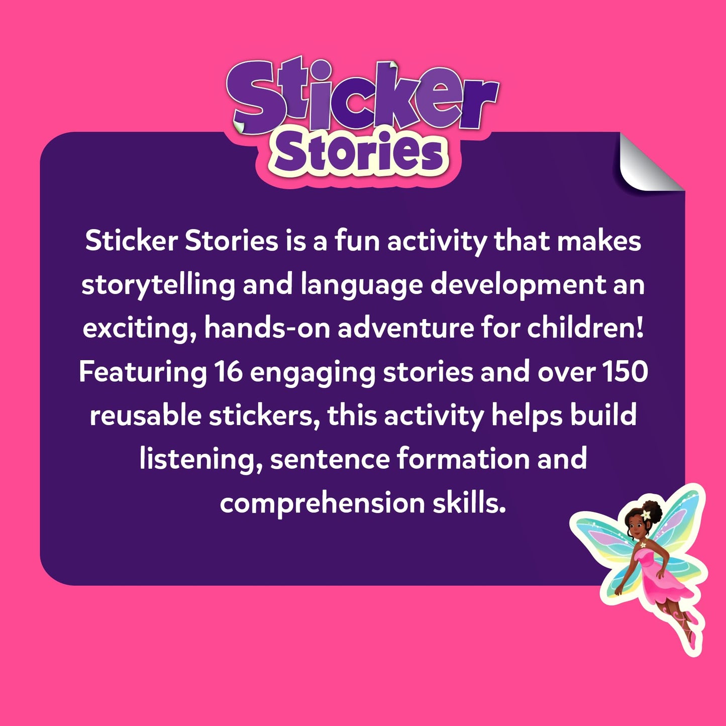 Skillmatics Activity Kit - Creative Storytelling & Skill Building with 150+ Reusable Stickers N3233