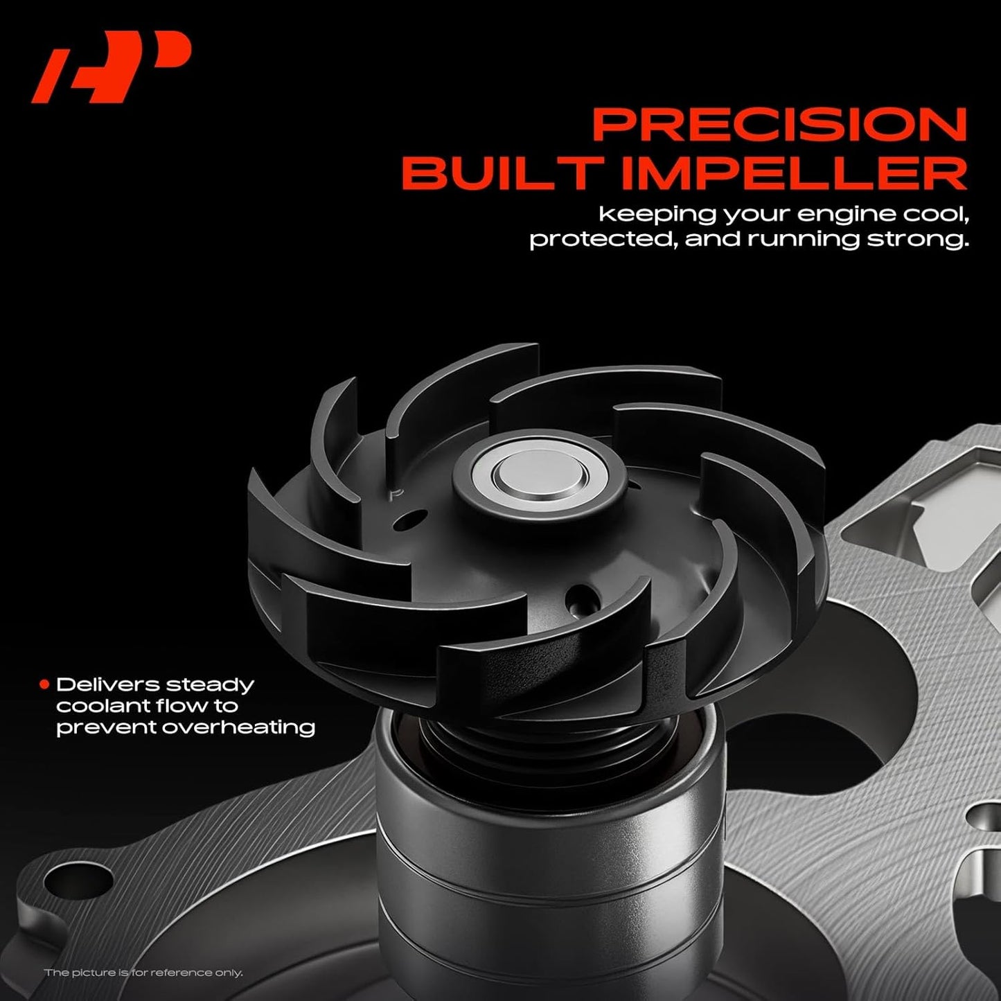 A-Premium Engine Water Pump with Gasket Compatible with Kia Sorento 2003 2004 2005 2006 V6 3.5L Petrol RD12