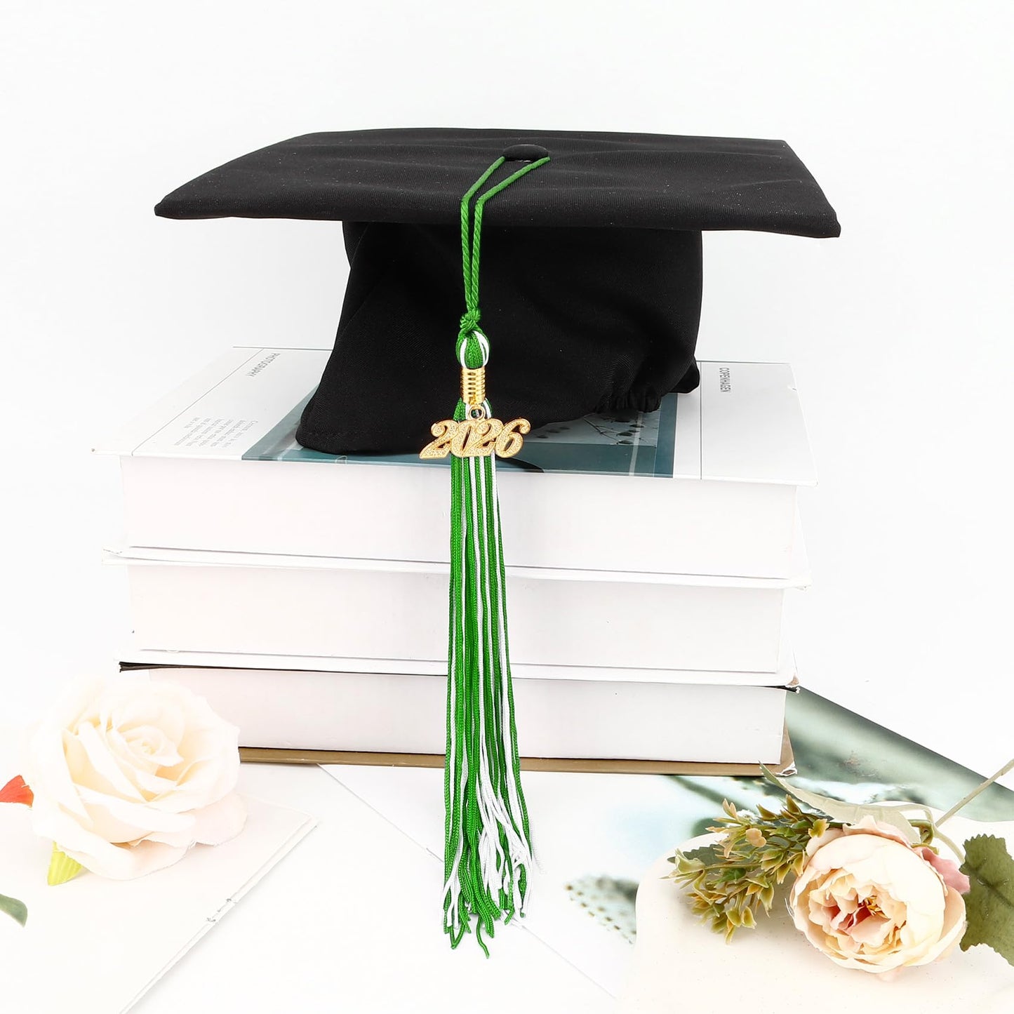 2026 Tassel Graduation, Black and Gold Graduation Tassel, 2026 Graduations Cap Tassels, Gradutate Cap Tassels with 2026 Year Gold Charms for Grad Cap Hat Ceremonies Memorial Graduations Decorations BST220